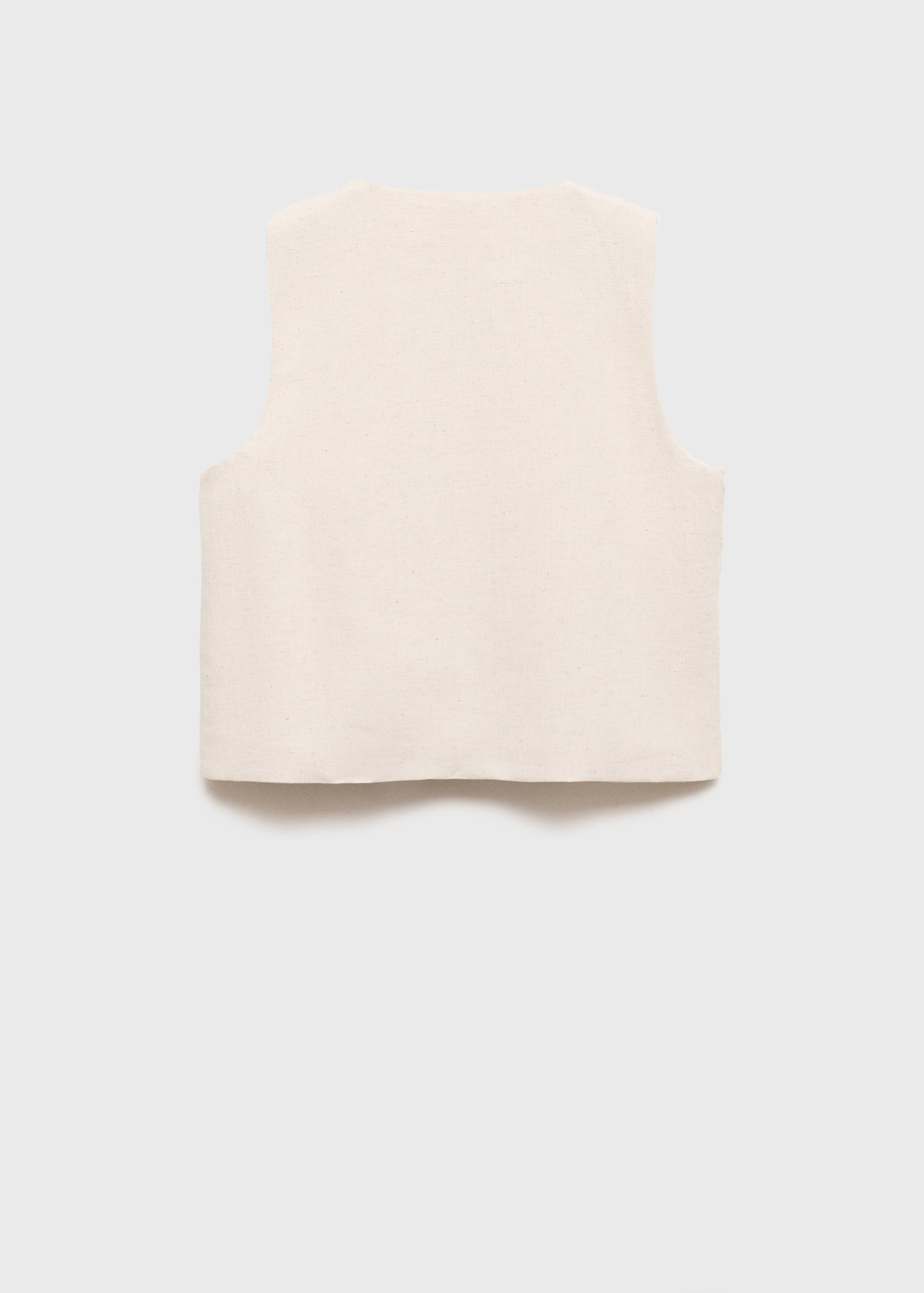 Mirrors embroidered waistcoat - Reverse of the article