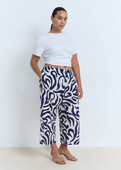 Printed culotte trousers — Off White 6