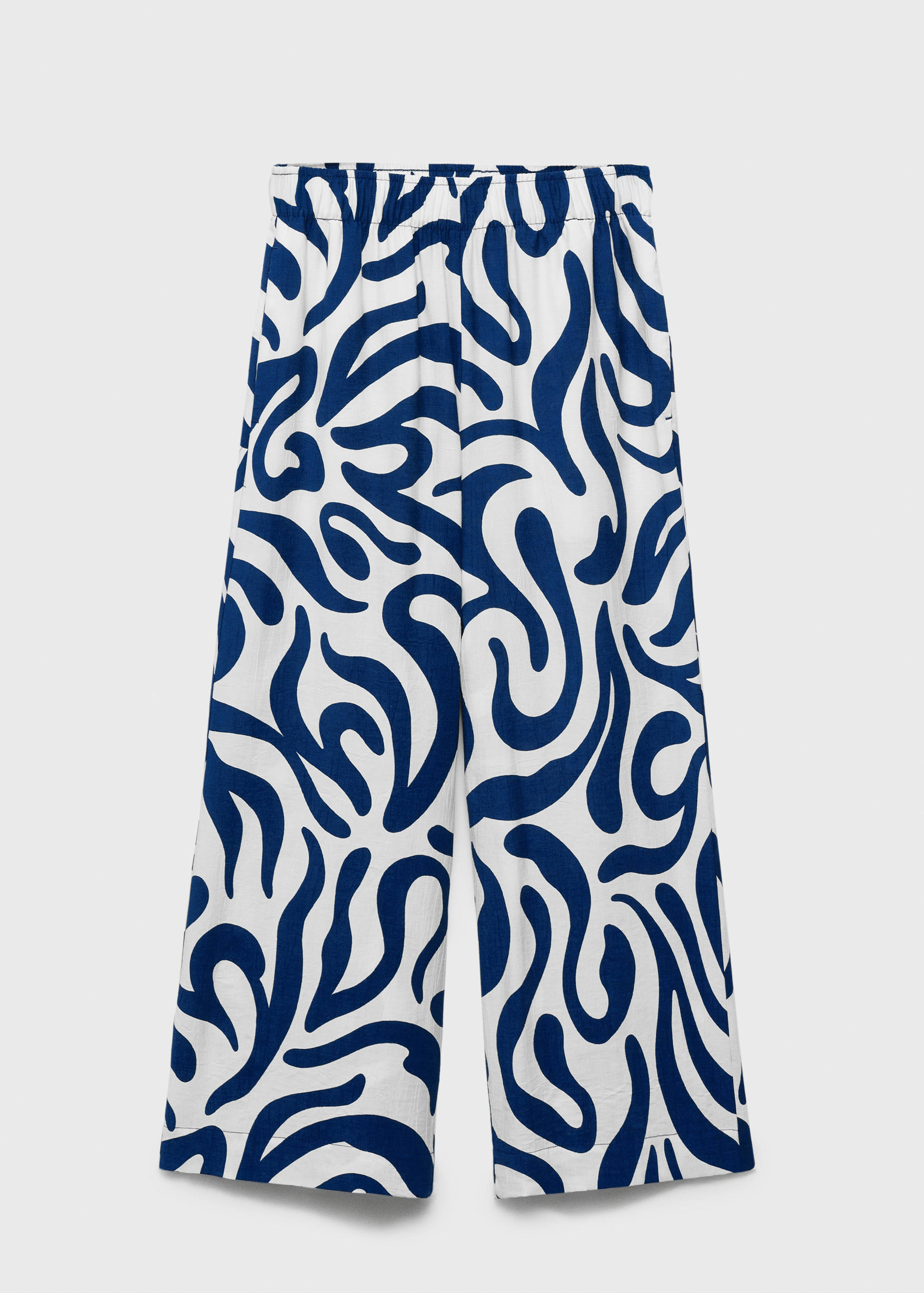 بنطال واسع مطبوع - منتج دون نموذج