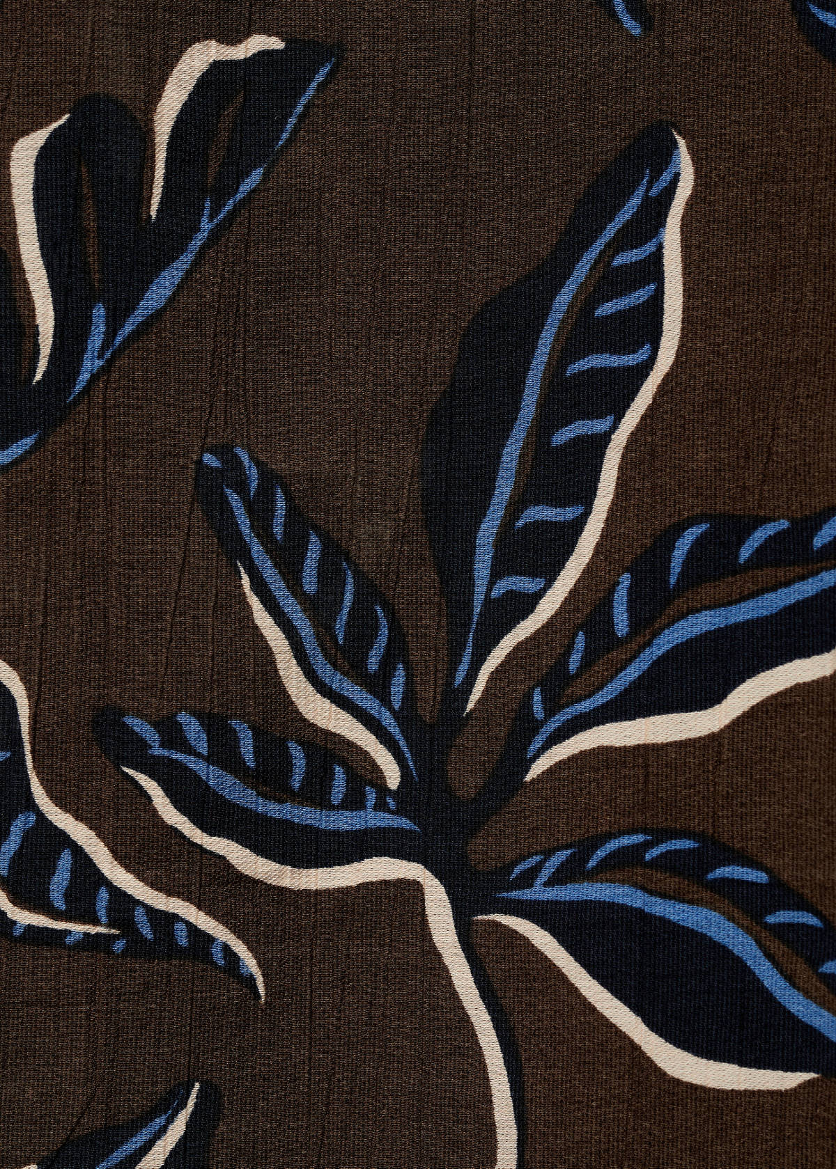 Printed culotte trousers — Brown