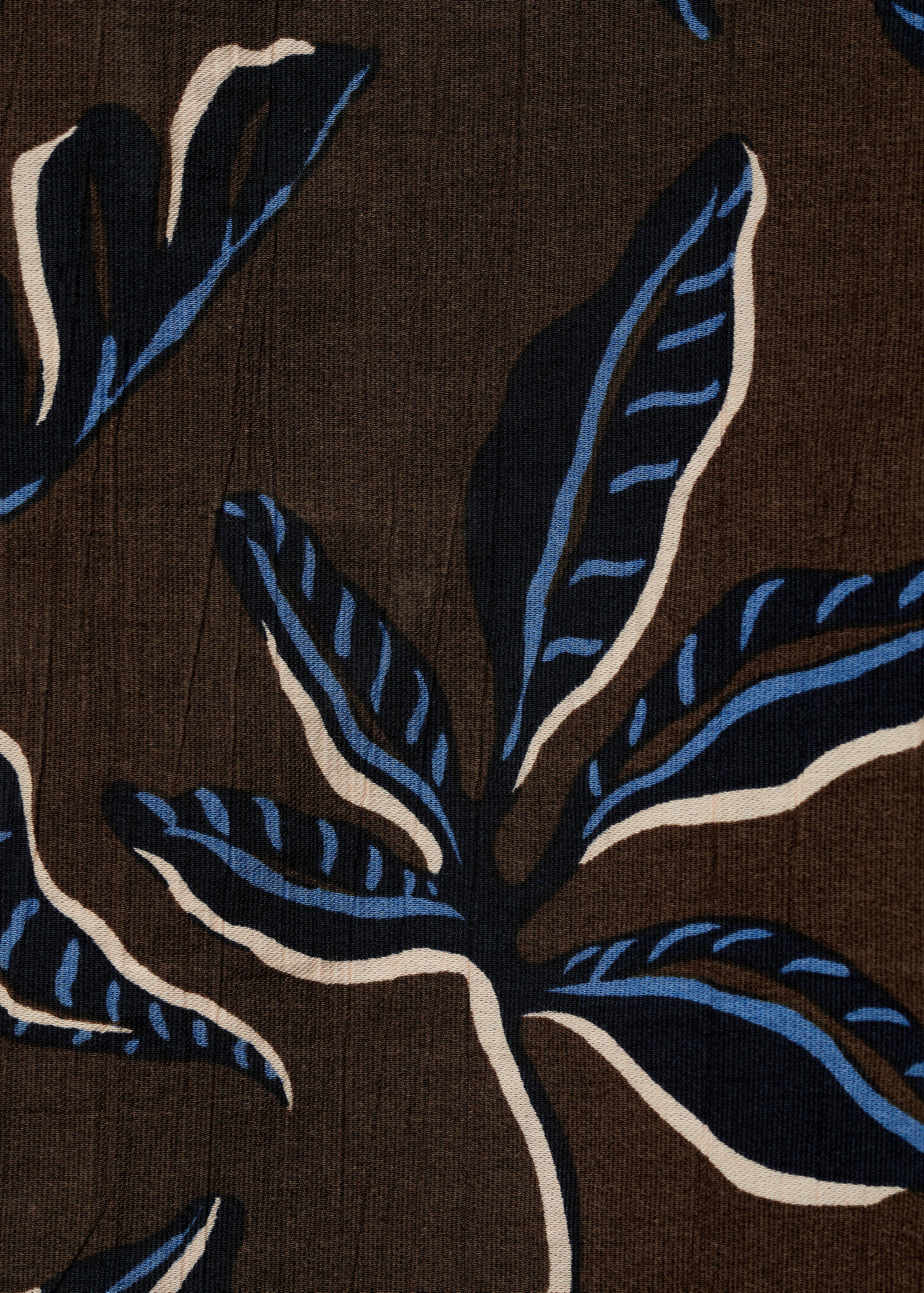 Printed culotte trousers - Details of the article 0