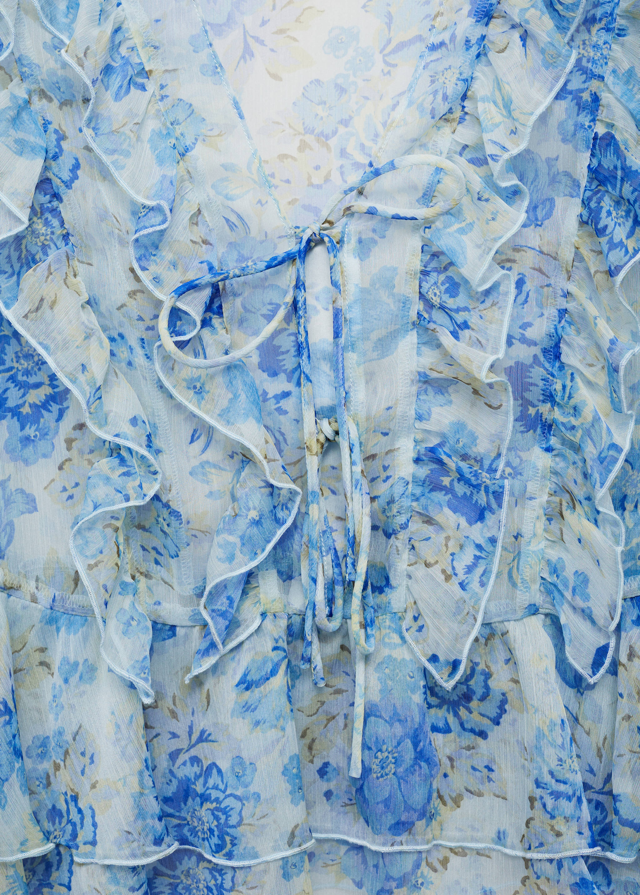 Floral ruffled blouse - Details of the article 8