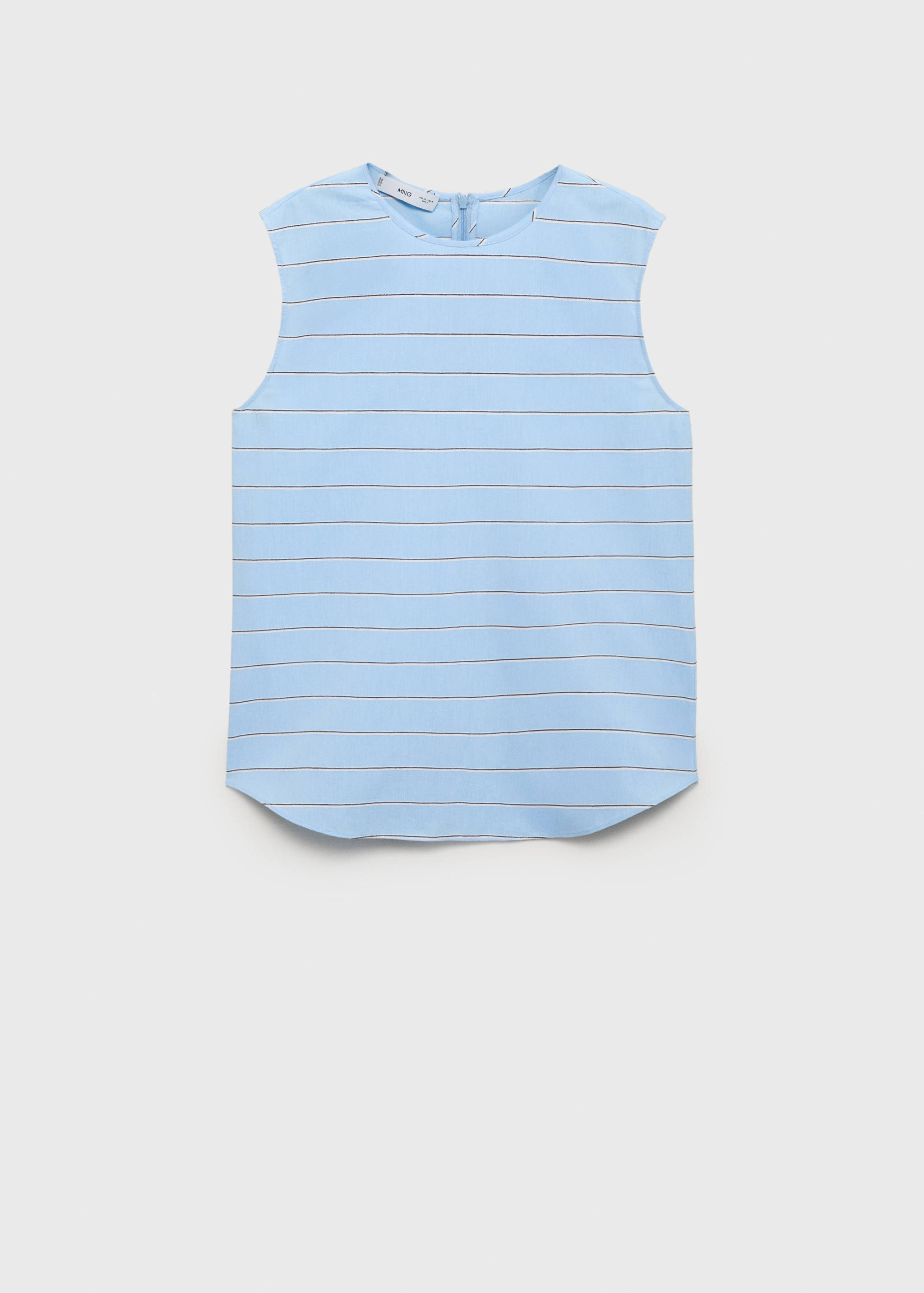 Striped cotton blouse - Article without model
