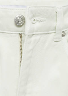 Wide leg mid-rise jeans — Pastel Green 7