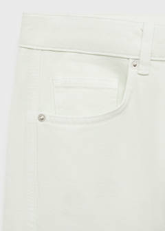 Wide leg mid-rise jeans — Pastel Green 8
