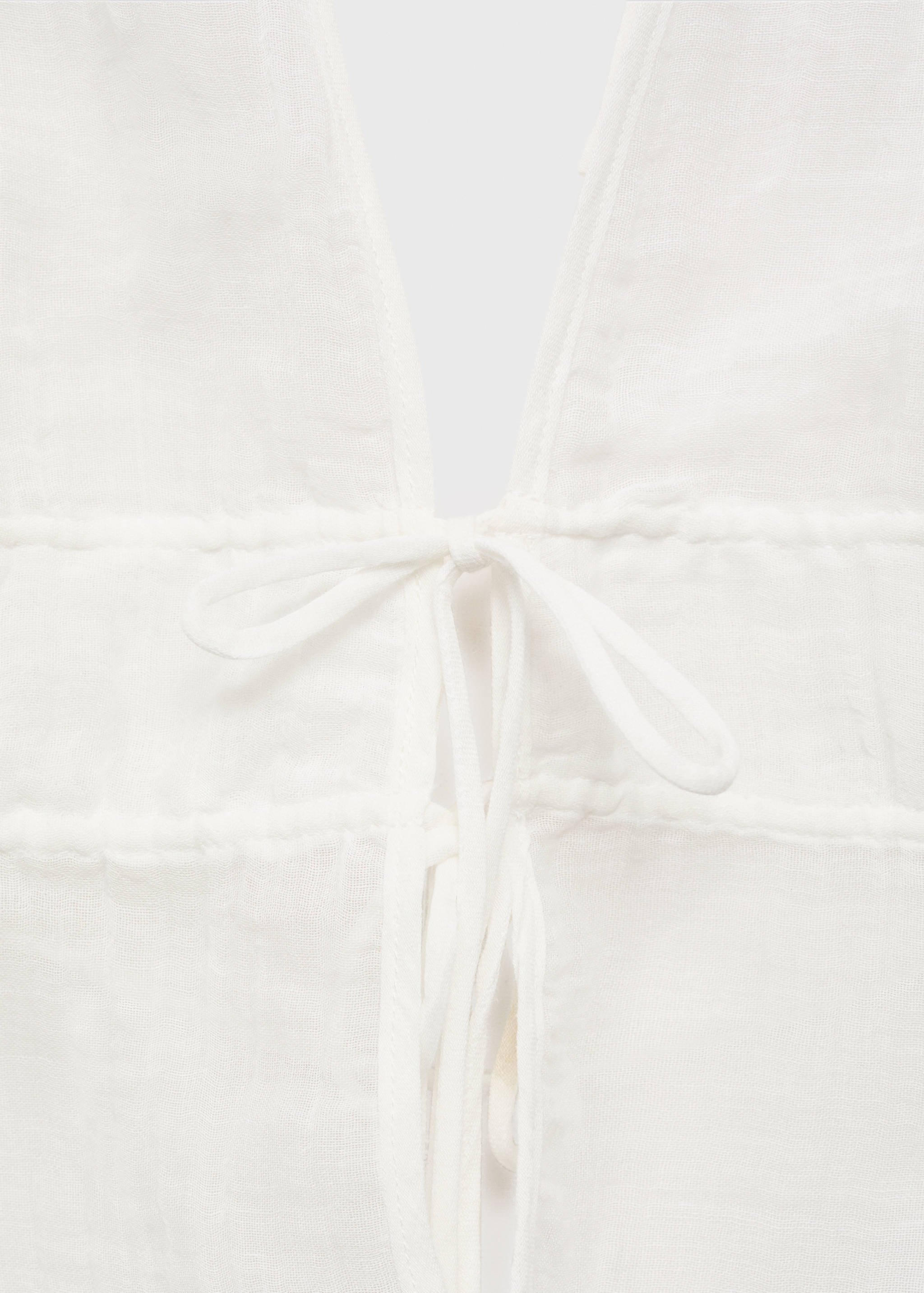 Top court en ramie fermeture à nœuds - Détail de l'article 8