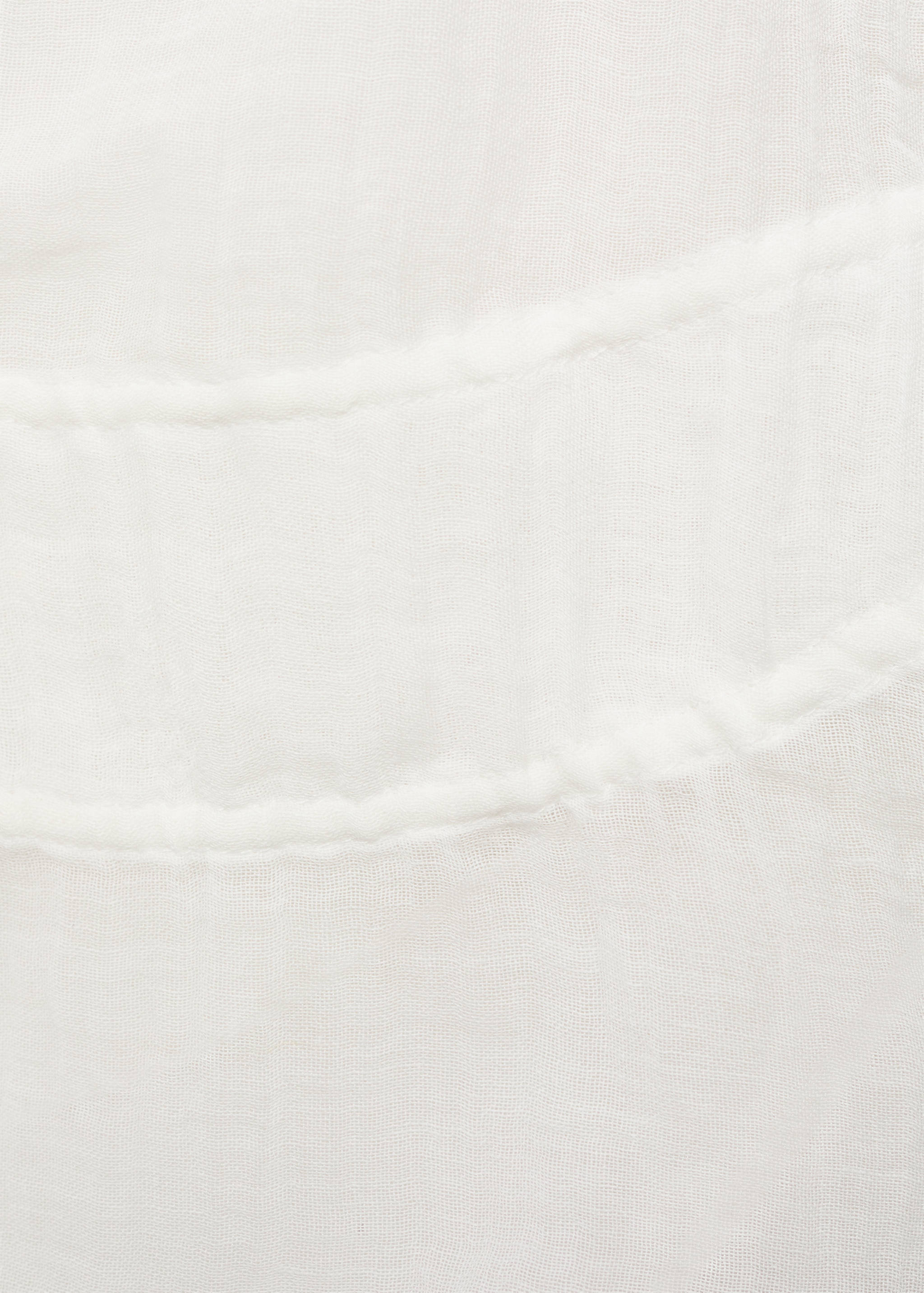 Top court en ramie fermeture à nœuds - Détail de l'article 0