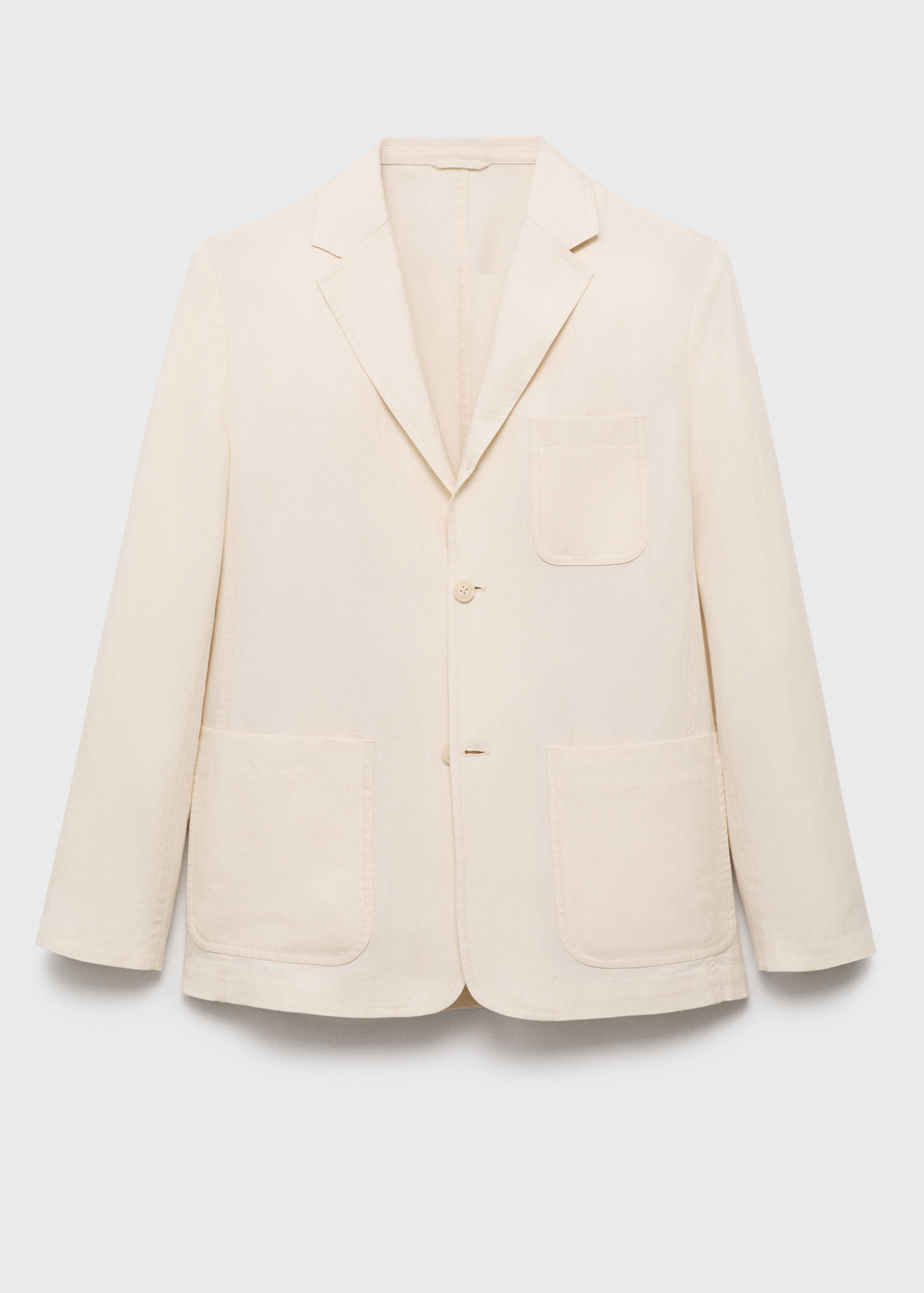 Linen-lyocell blend suit jacket - Article without model