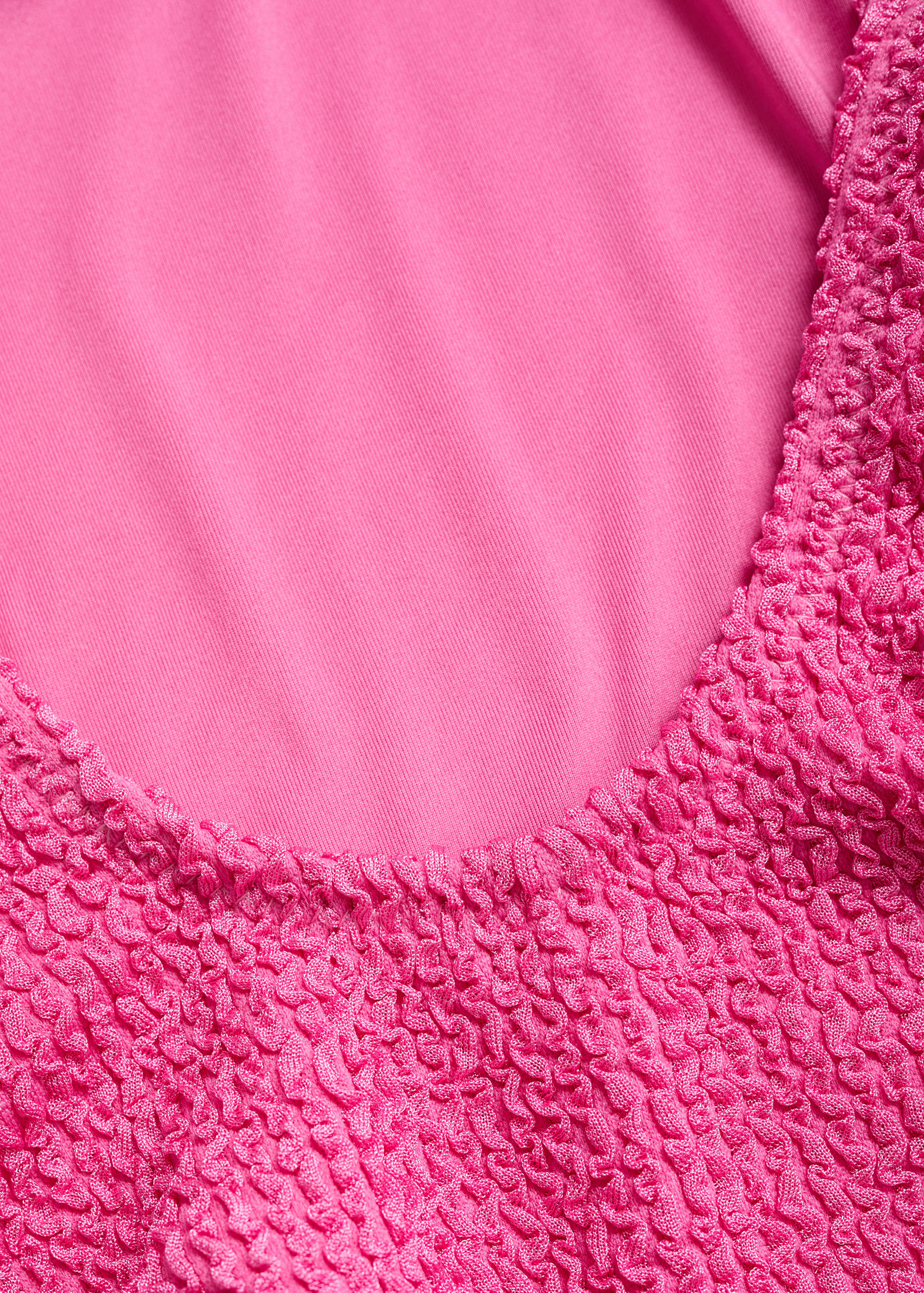 Textured swimsuit - Details of the article 0