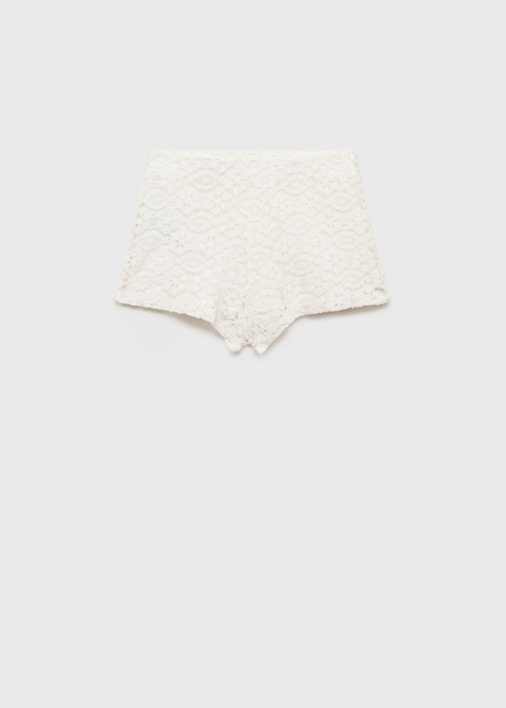 Crochet straight-fit shorts - Article without model