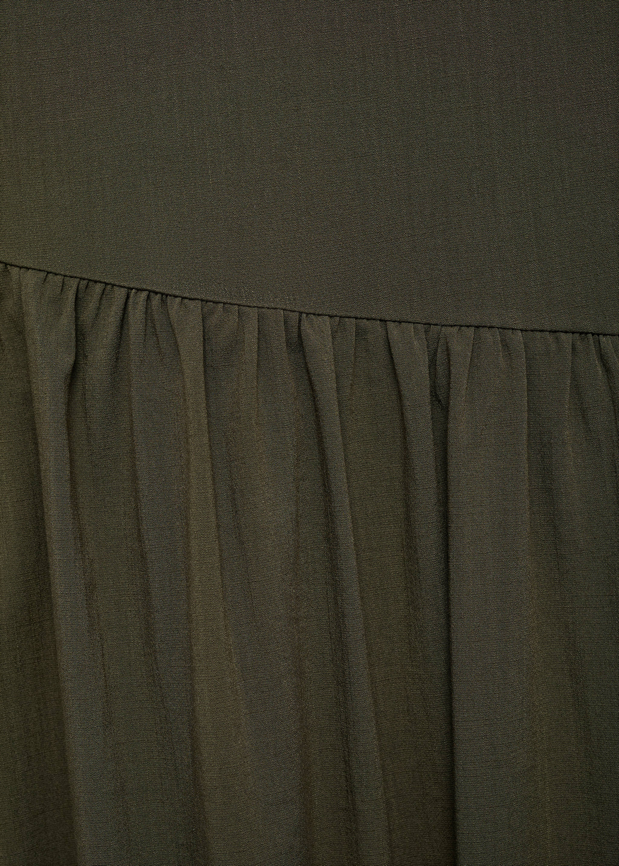 Vestido longo assimétrico balão - Pormenor do artigo 0