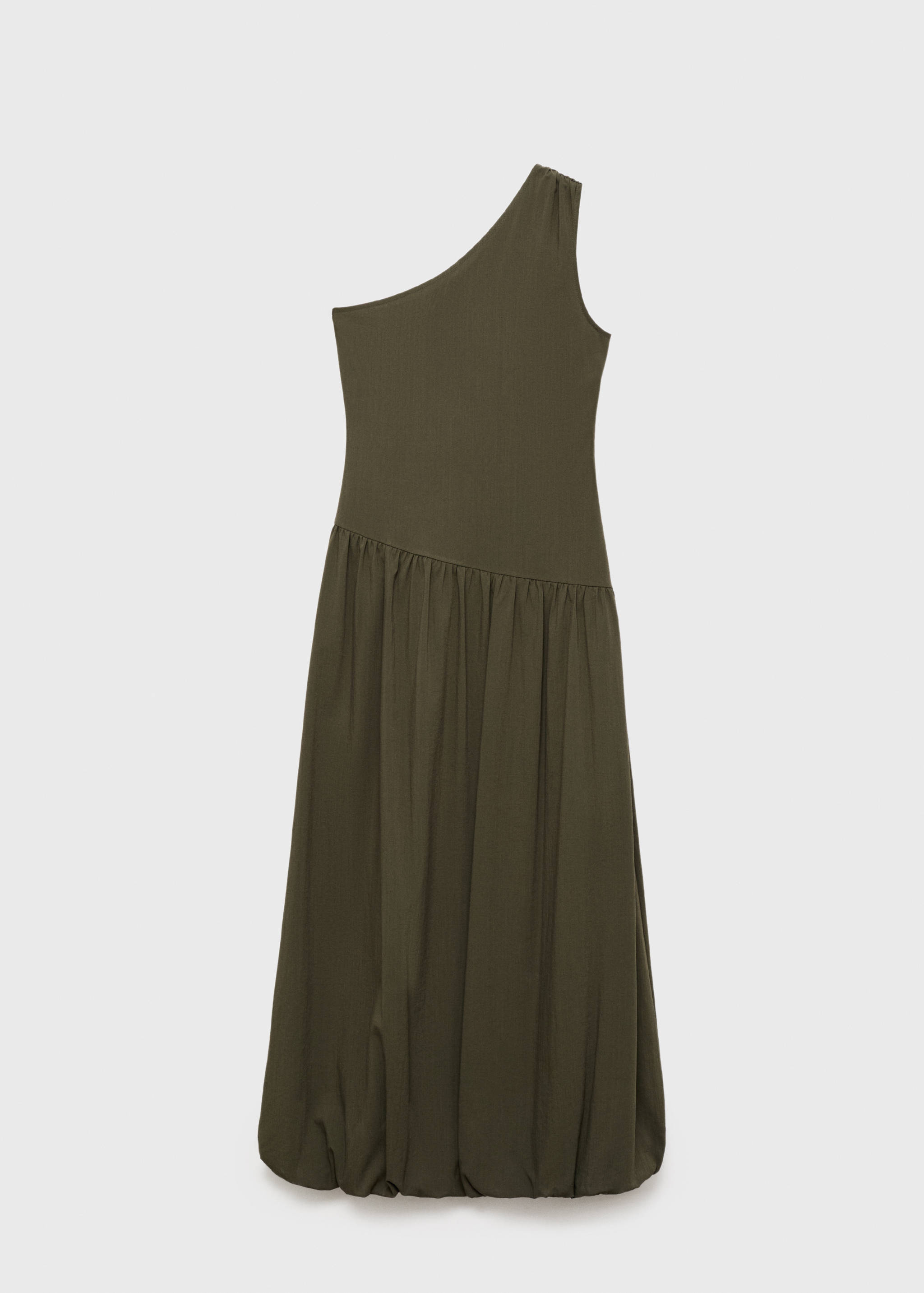 Asymmetrical long balloon dress - Article without model