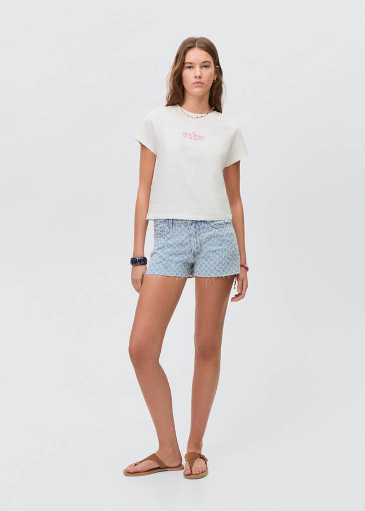 Raglan sleeve T-shirt — Off White