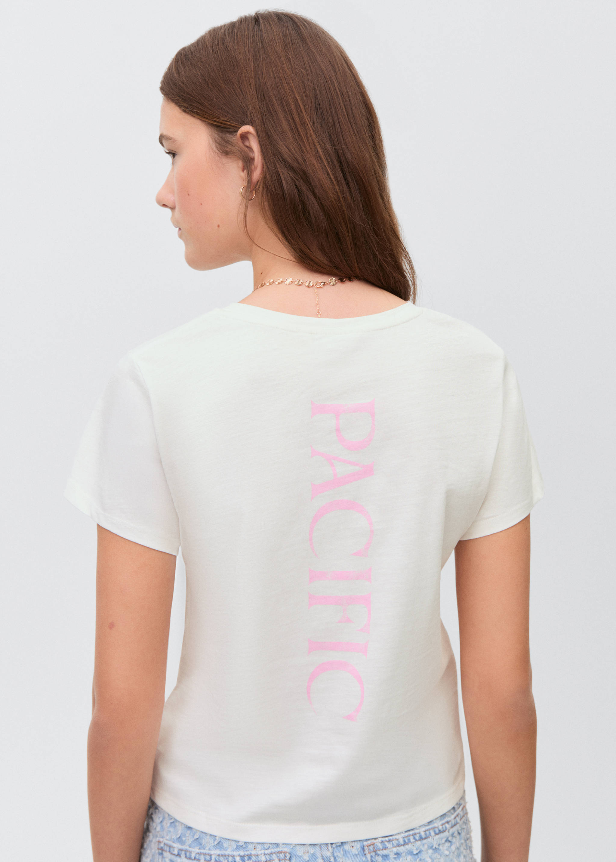 Футболка с рукавами-реглан - Обратная сторона изделия