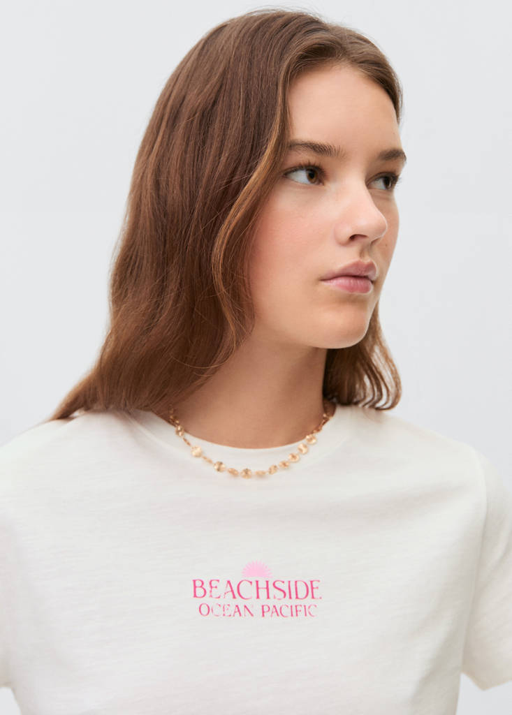 Raglan sleeve T-shirt — Off White