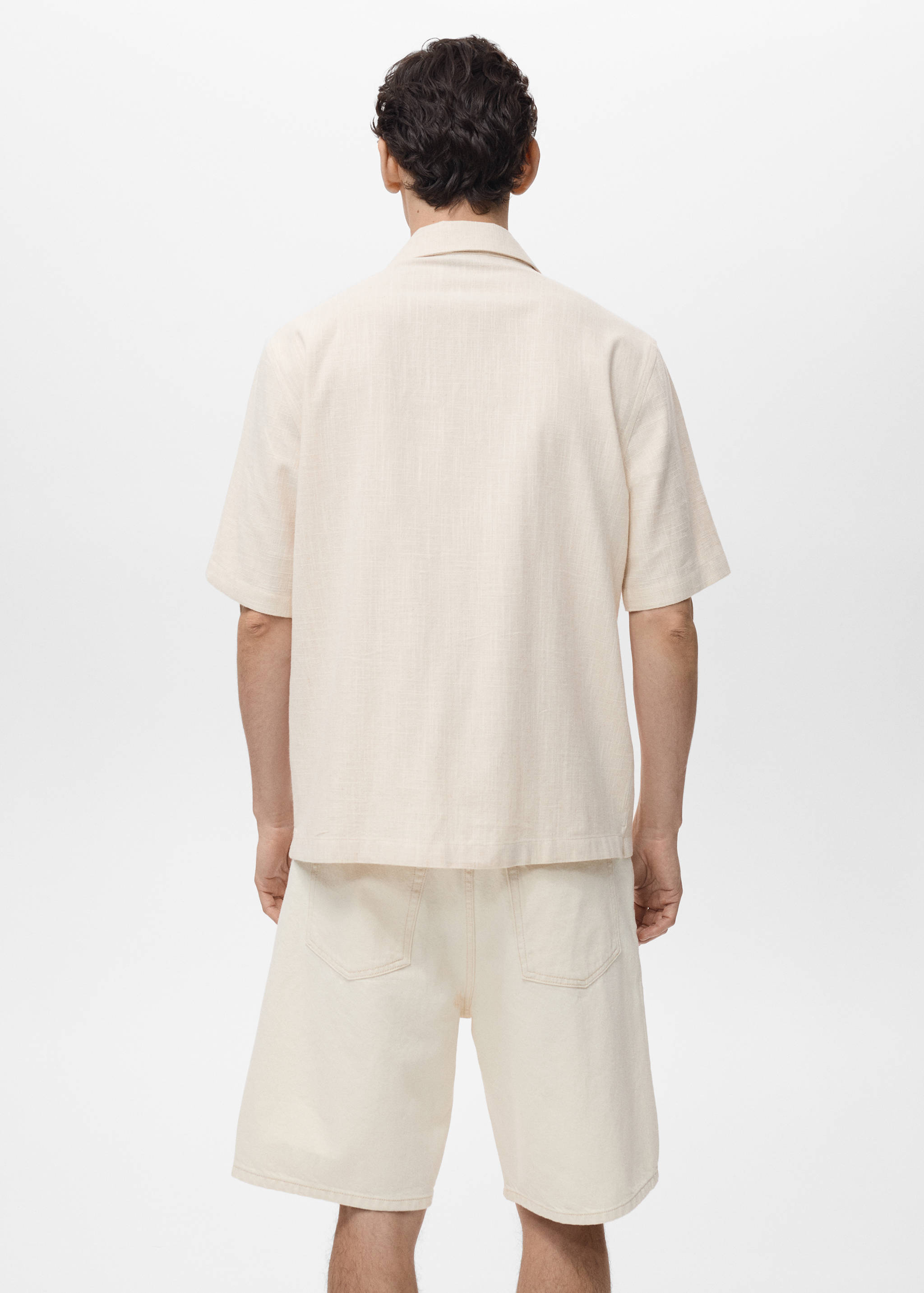Chemise regular-fit coton lin - Verso de l’article