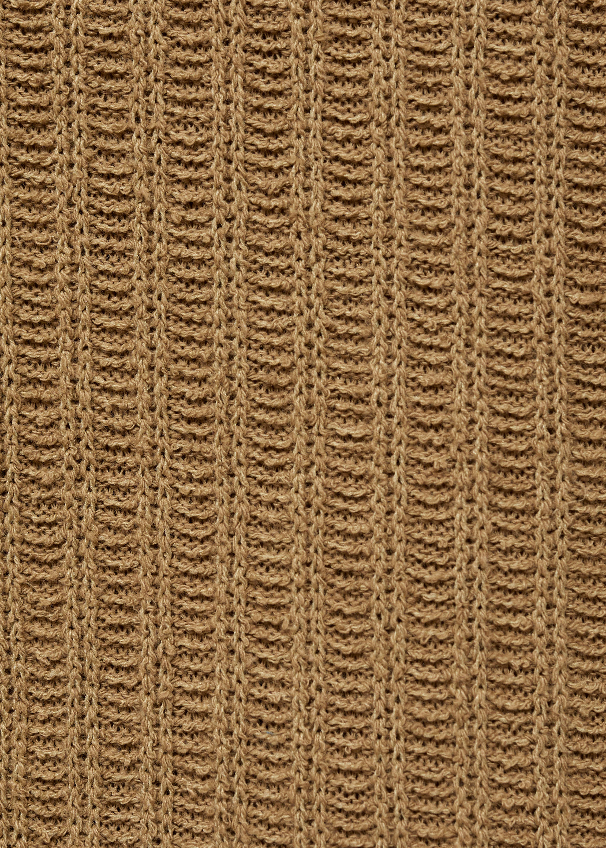 Thick rib-knit polo shirt - Details of the article 0