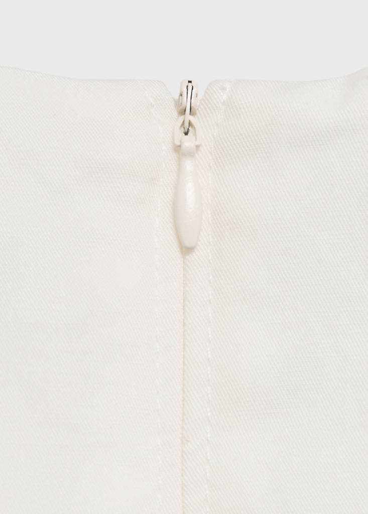 Long lyocell jumpsuit with belt — Off White