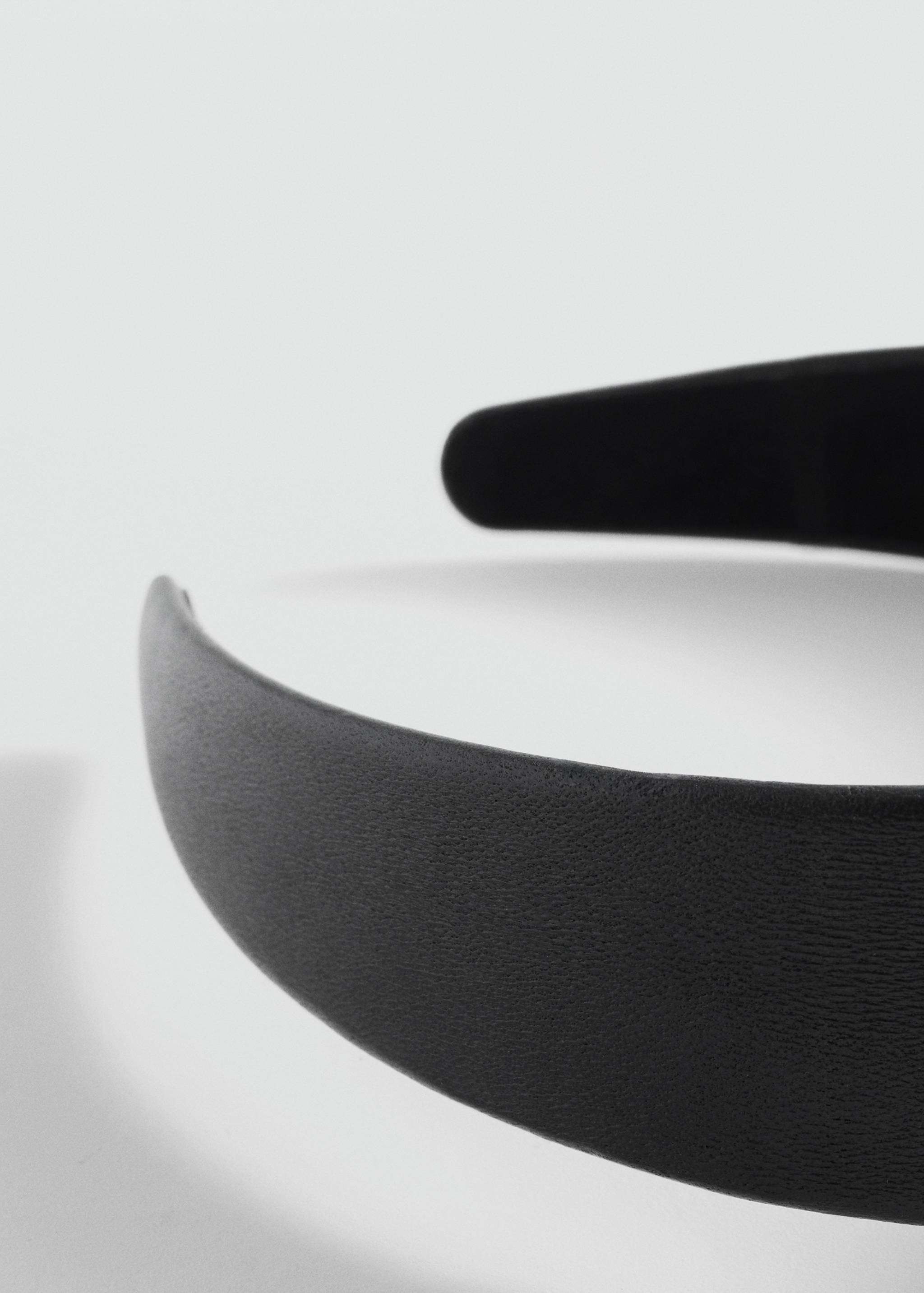 Diadema piel - Plano medio