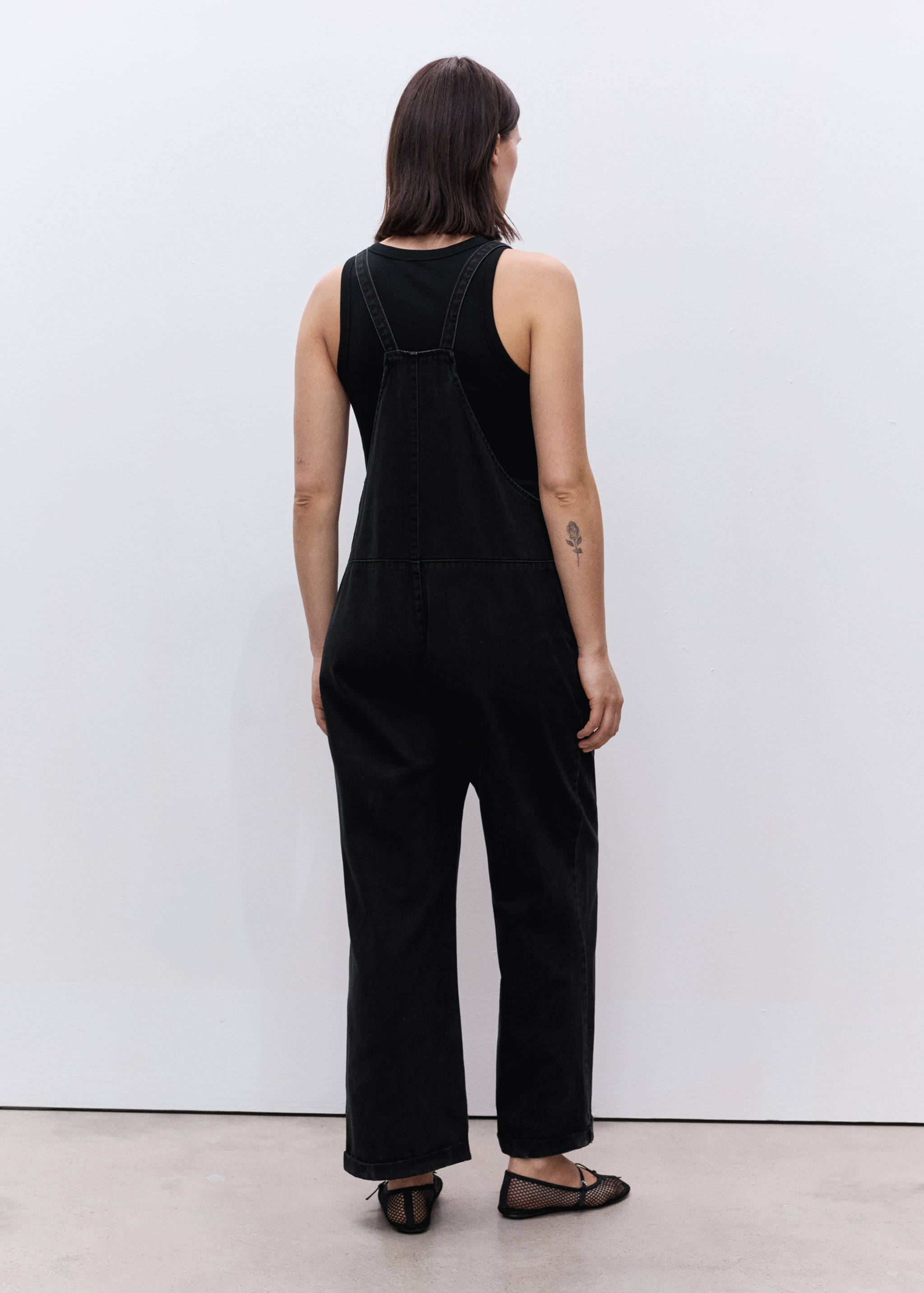 Salopette de grossesse en jean - Verso de l’article