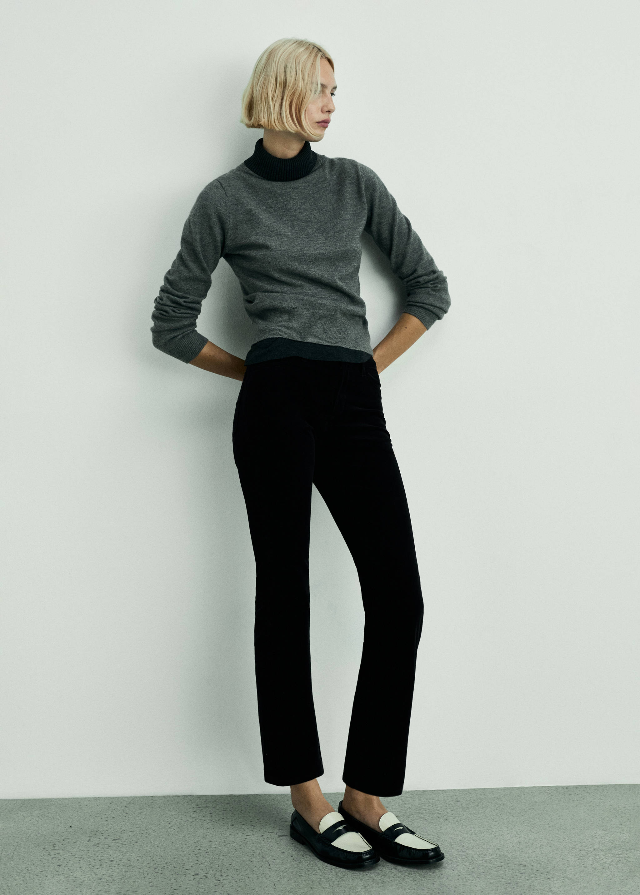 Укороченные брюки Sienna flare из вельвета - Общий план