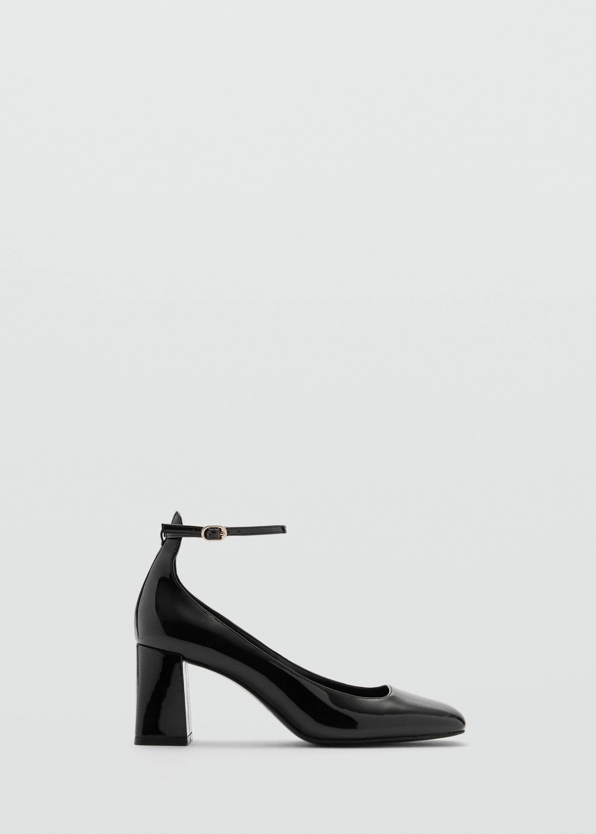 Patent-effect stiletto-heel shoes - Article without model