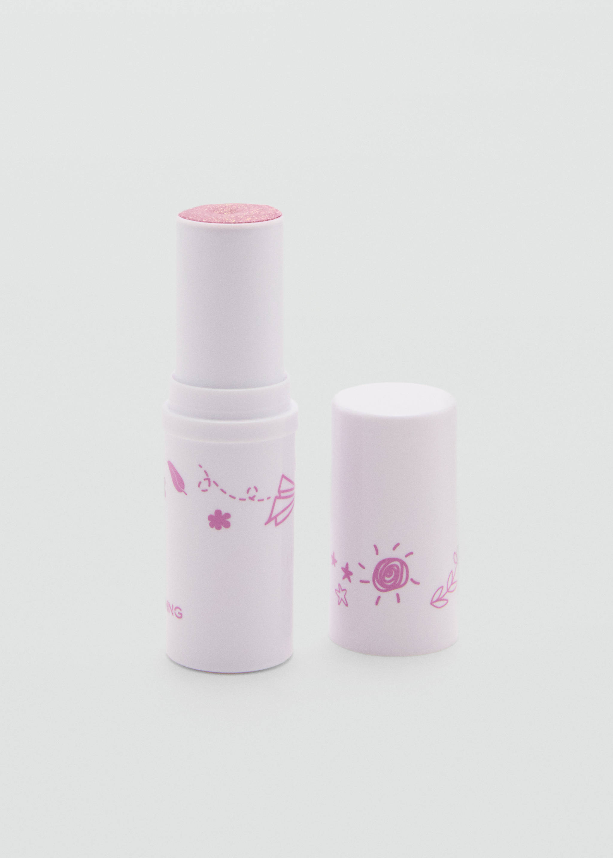 عصا لمعة وردية - رؤية وسط