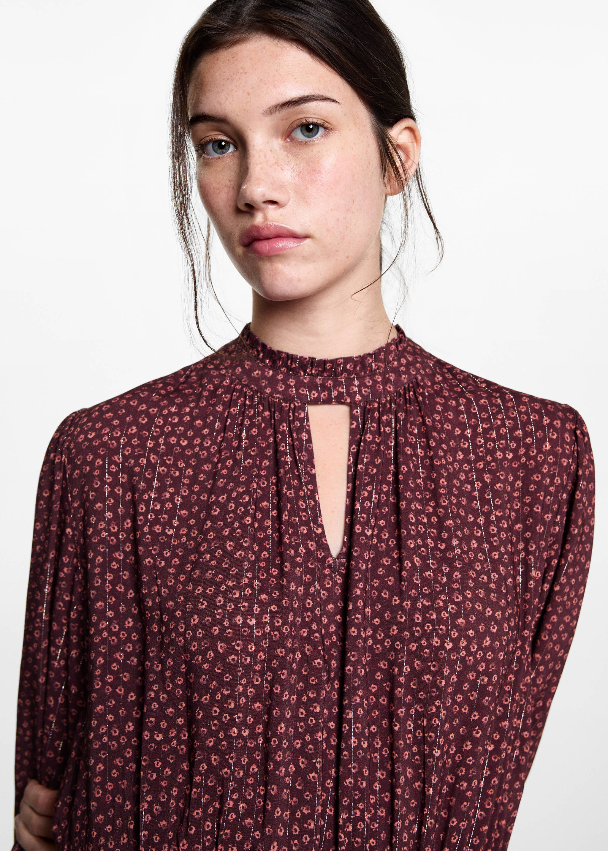 Gemustertes Lurexkleid - Detail des Artikels 1