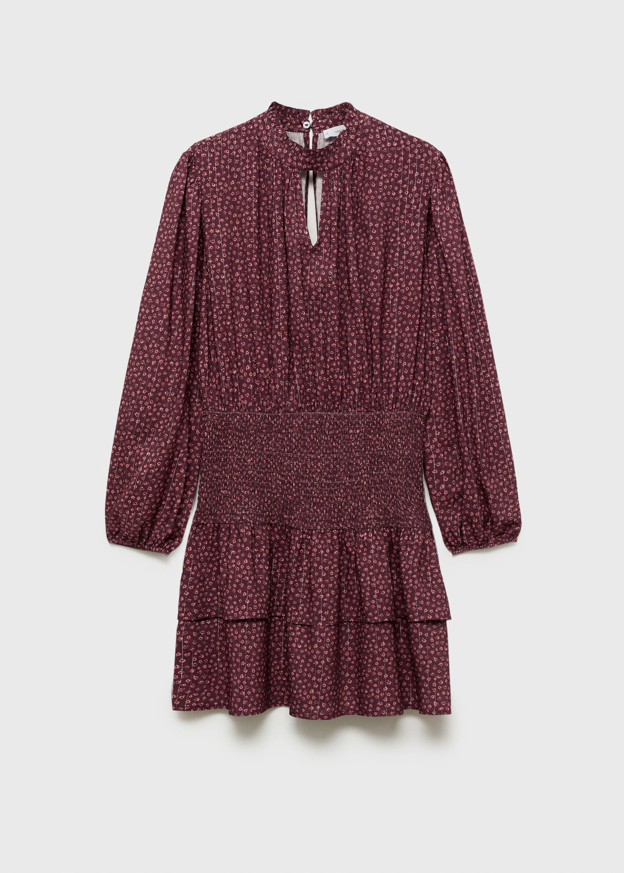 Gemustertes Lurexkleid - Artikel ohne Model