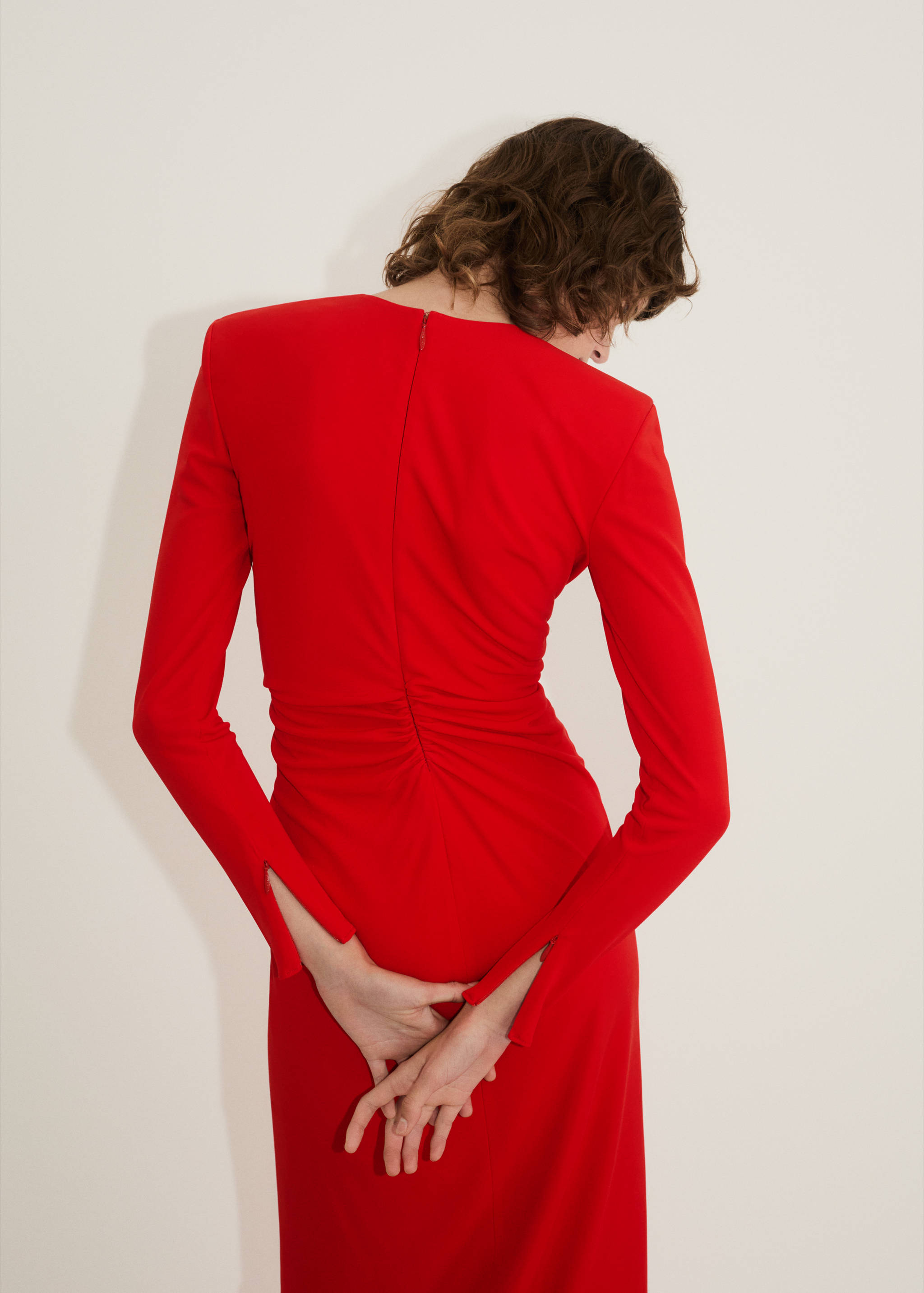 Klänning ring rynkning öppning - Artikelns baksida