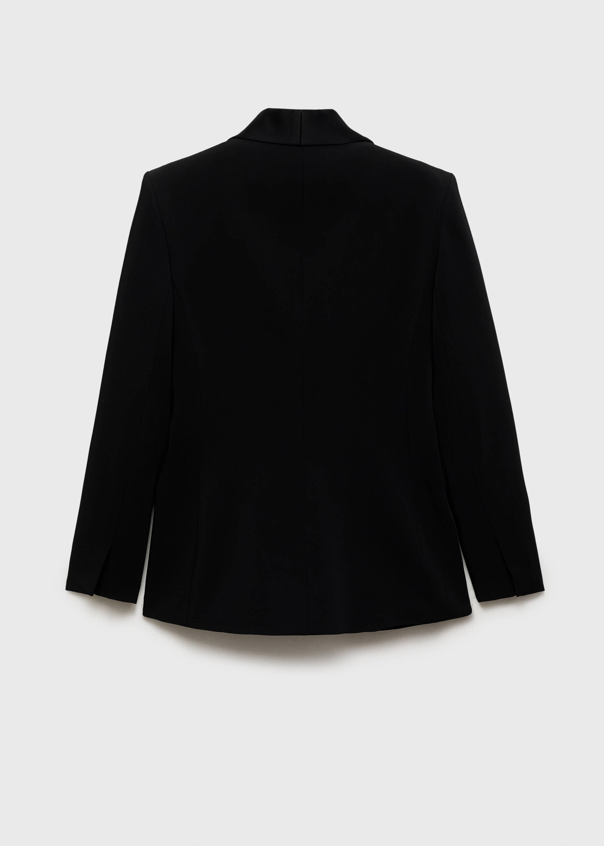 Blazer traje detalles satinados - Reverso del artículo