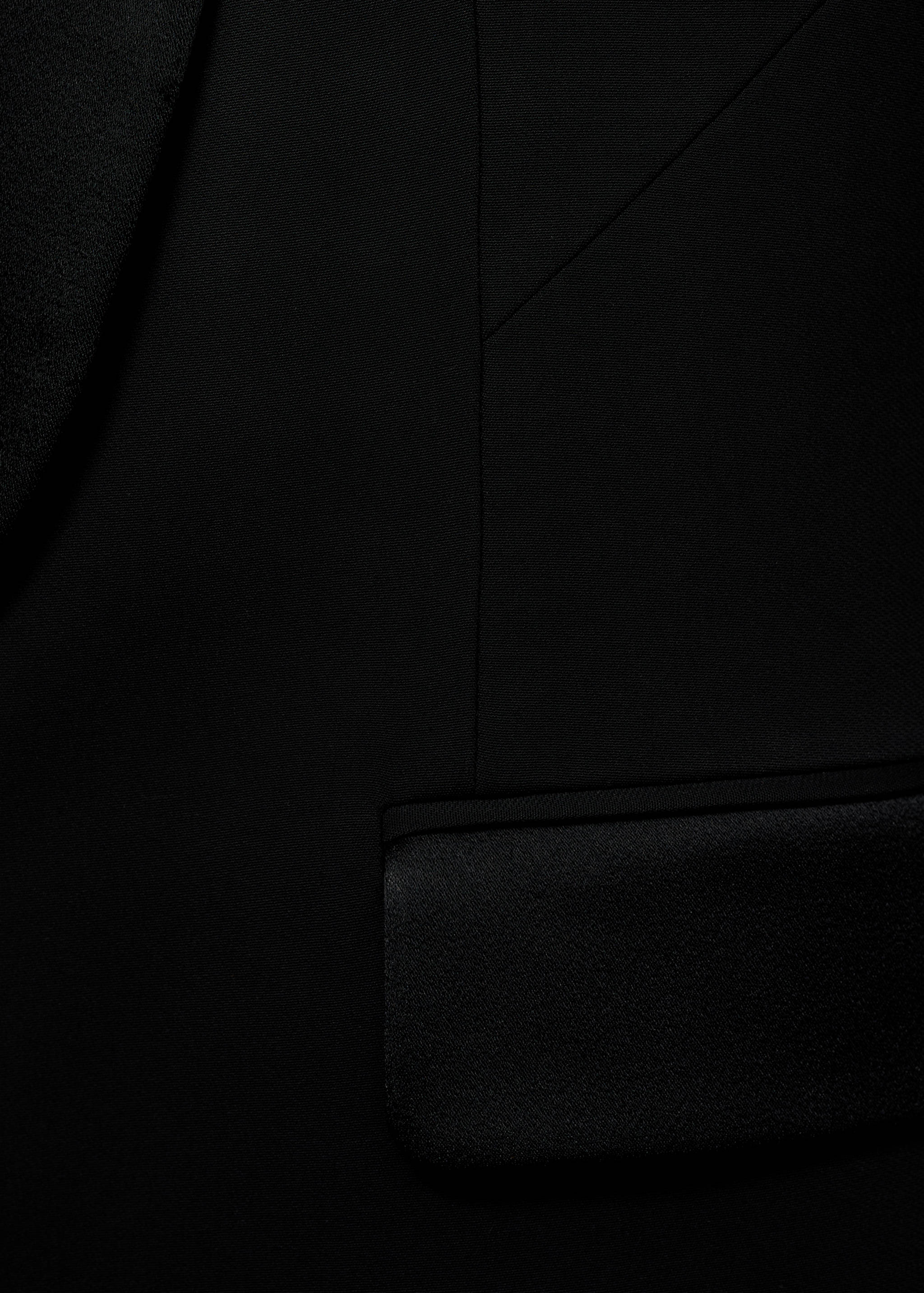 Blazer traje detalles satinados - Detalle del artículo 0