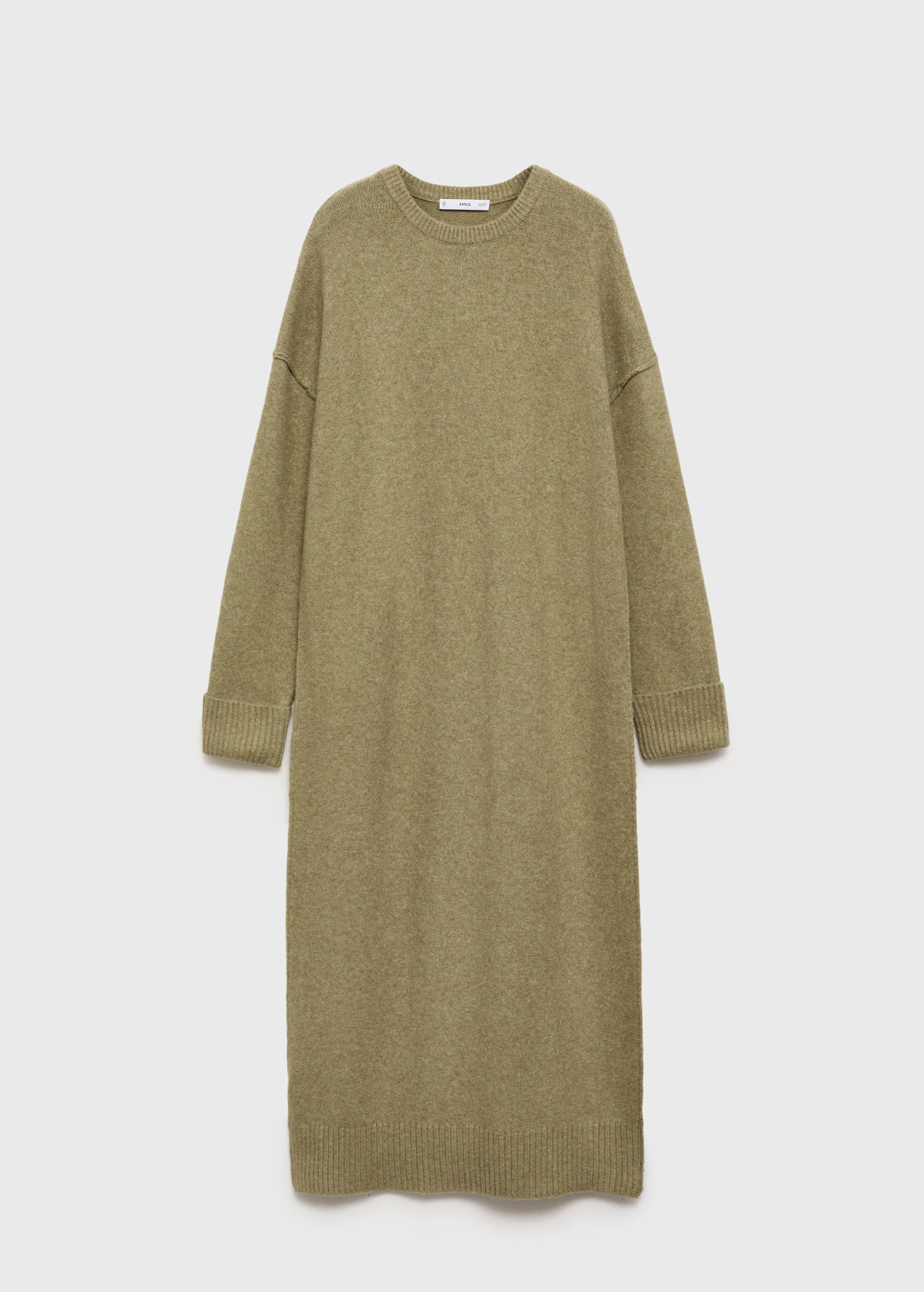 Robe maille bords côtelés - Article sans modèle