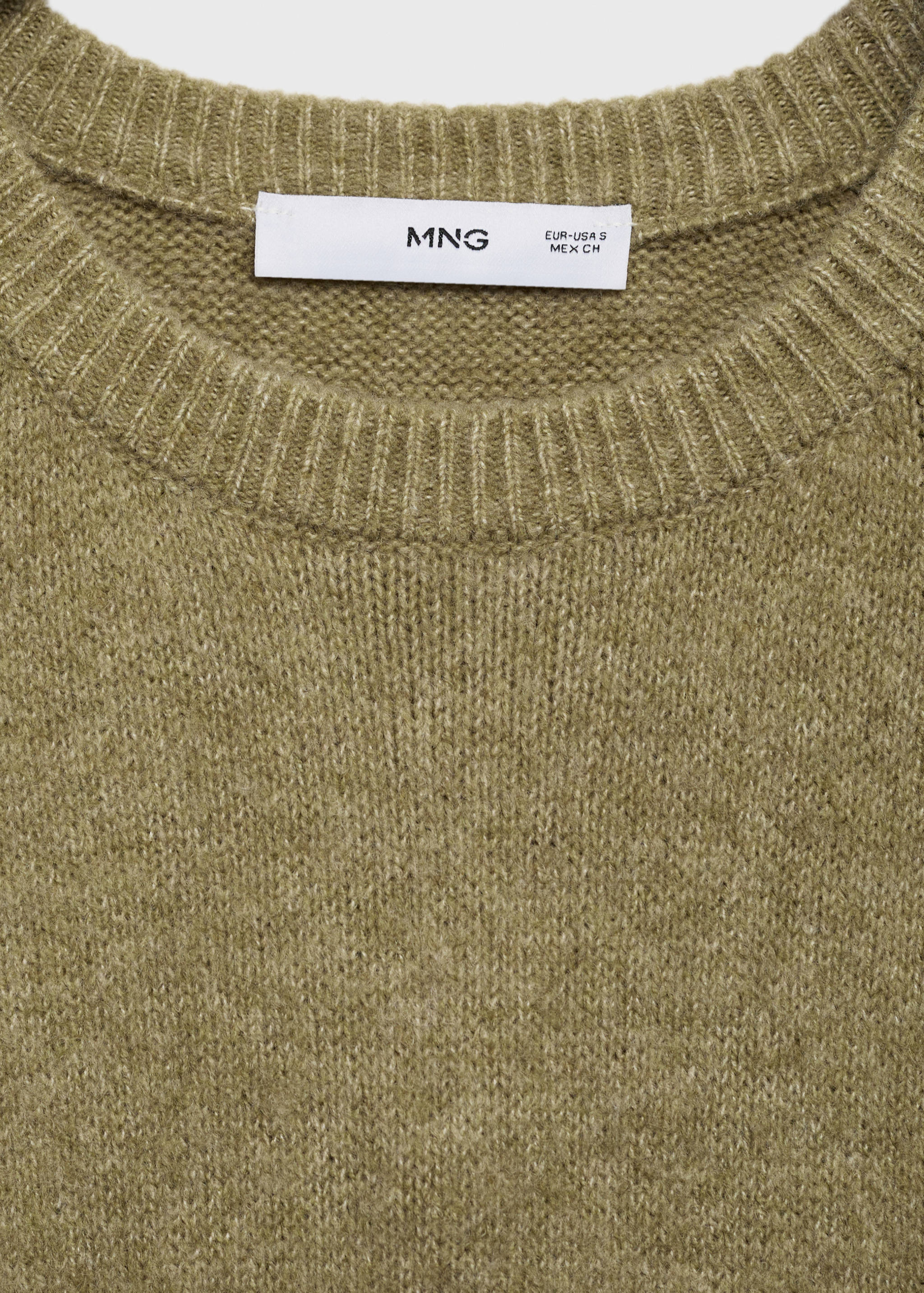 Robe maille bords côtelés - Détail de l'article 0