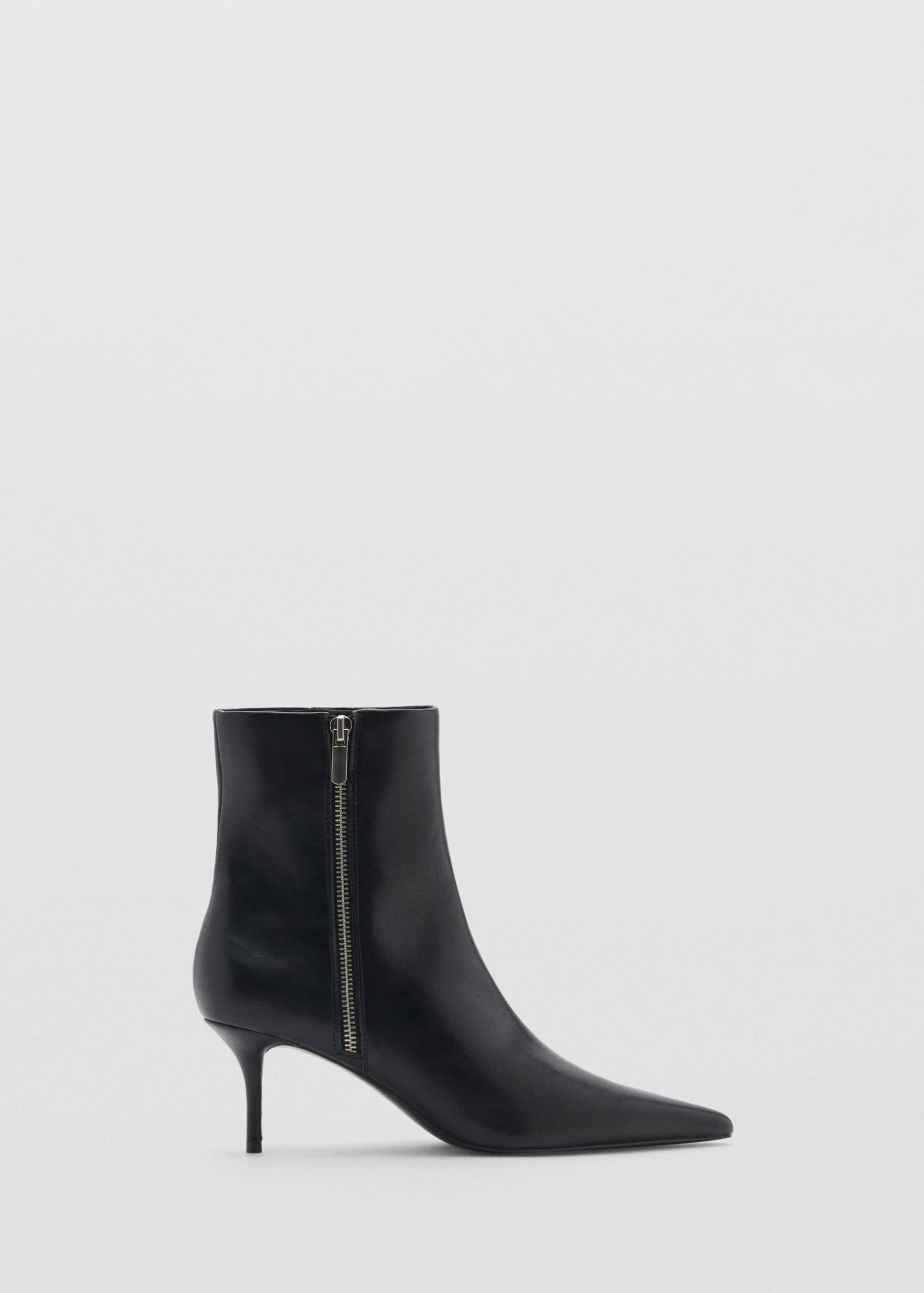 Pointed boots with zip - Article without model