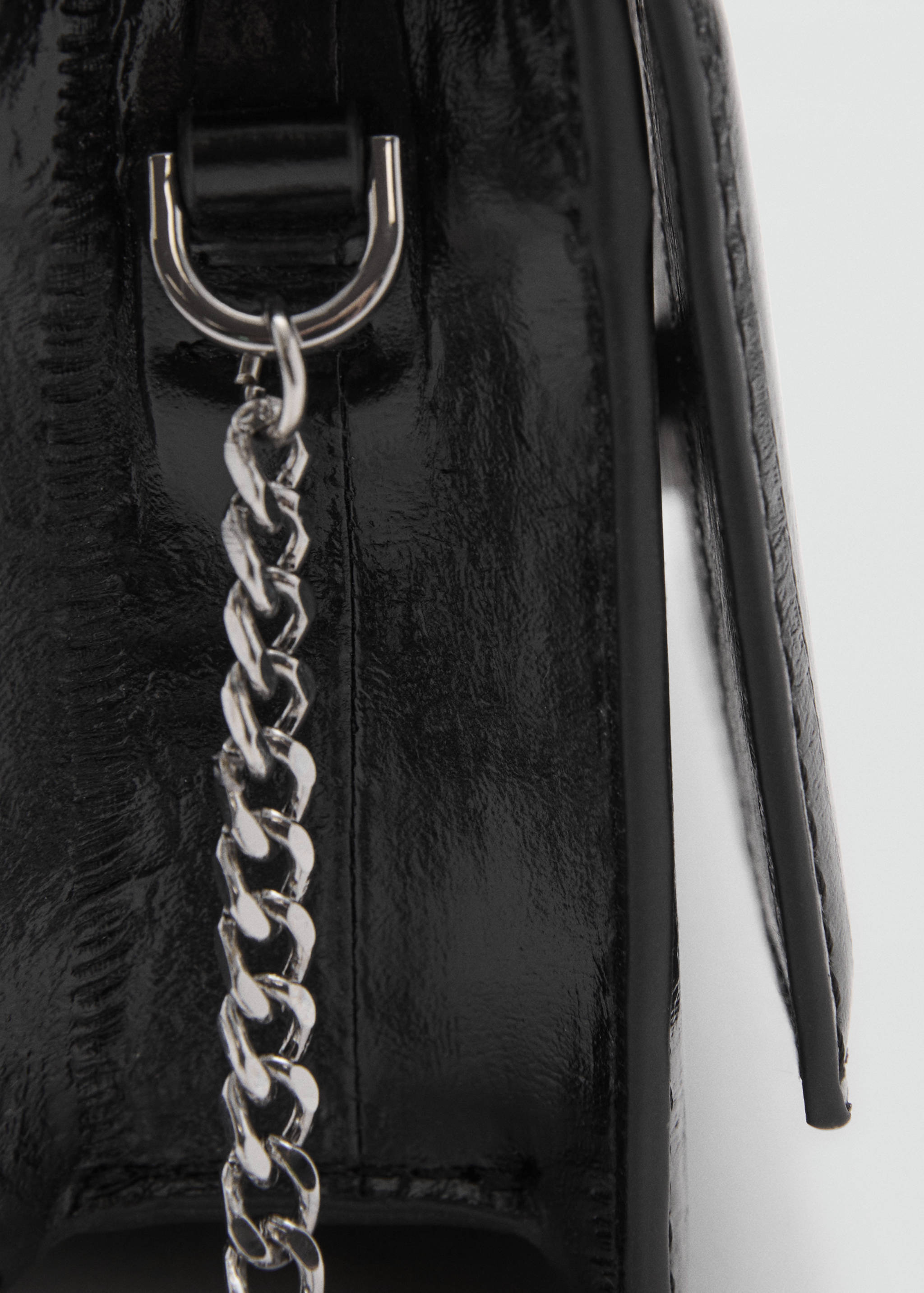 Textured faux-leather bag - Деталь изделия 2