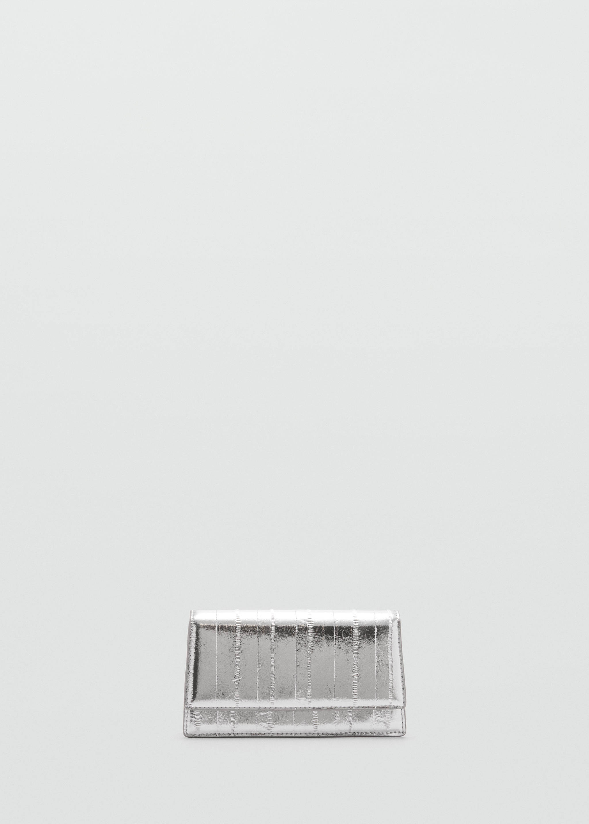 Textured faux-leather bag - Изделие без модели