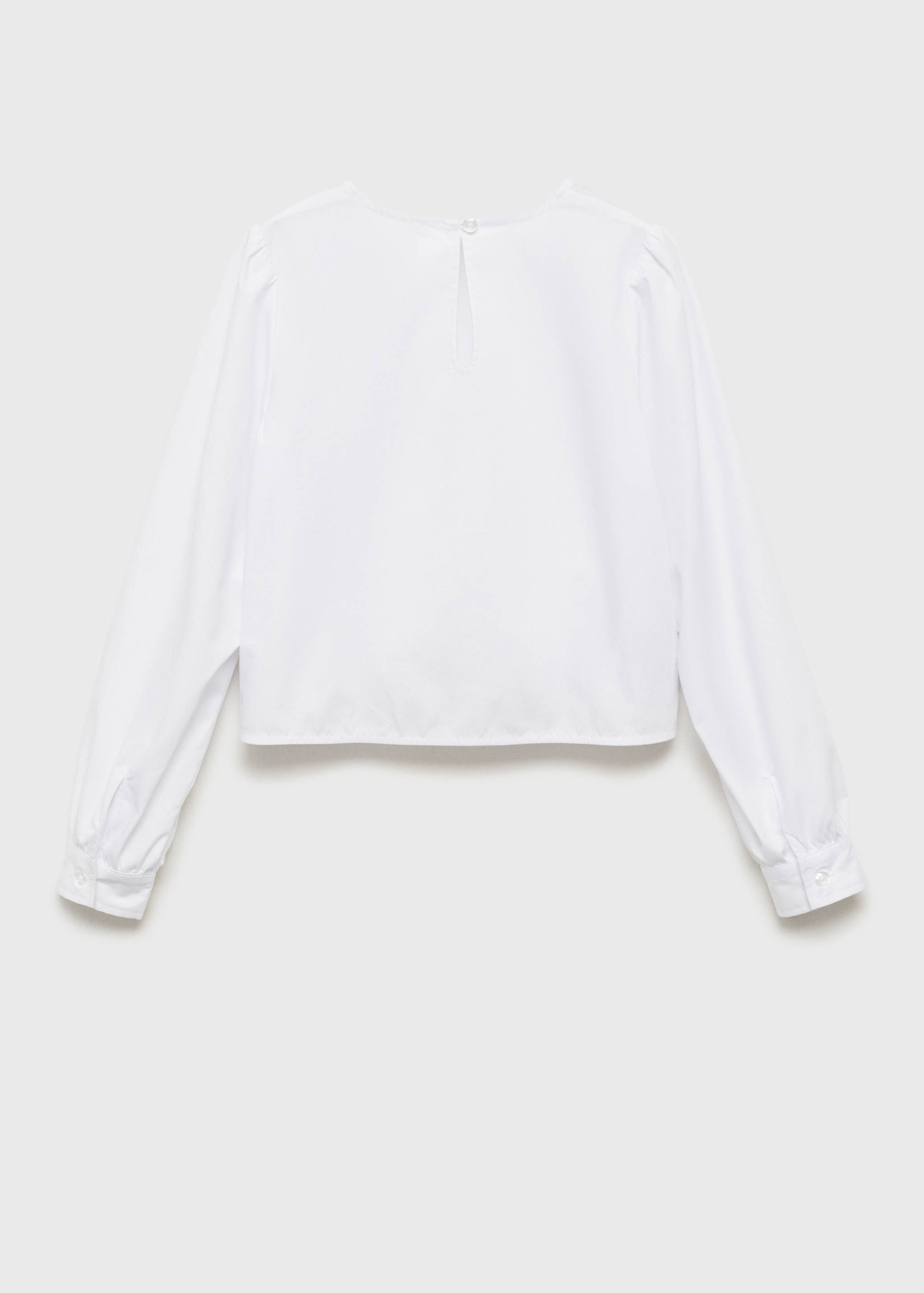 Blouse à nœud en coton - Verso de l’article