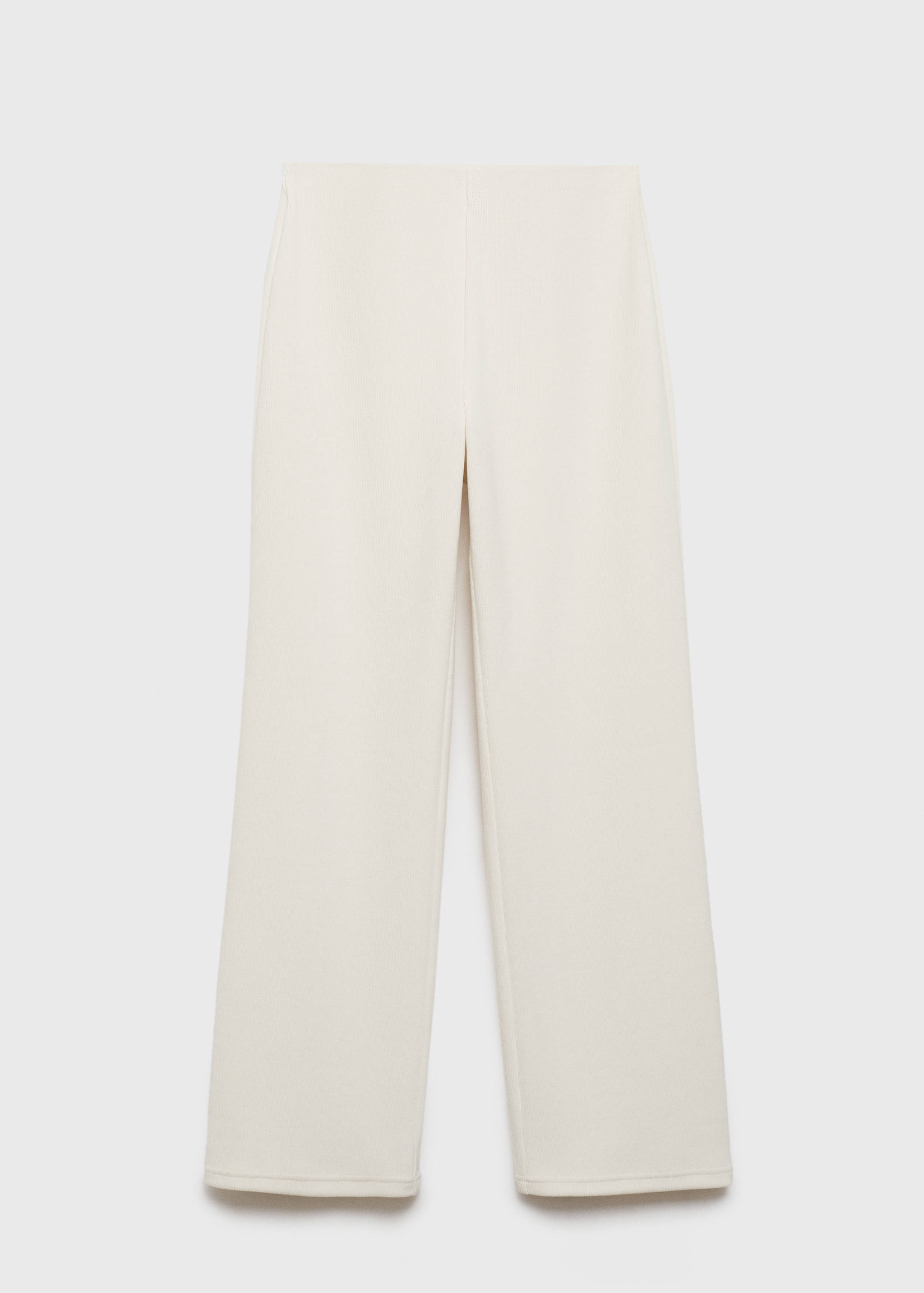 Corduroy straight pants - Article without model