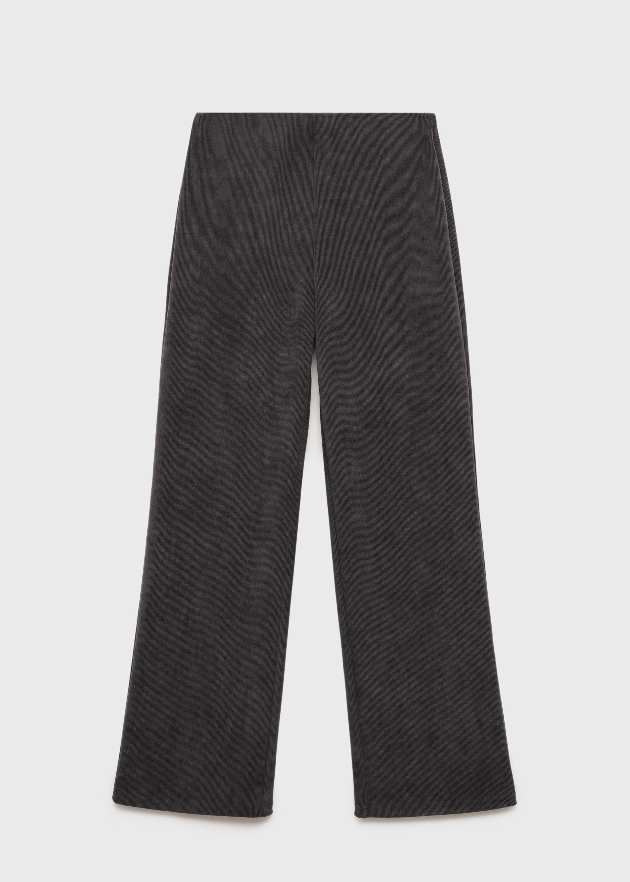 Corduroy straight trousers - Article without model