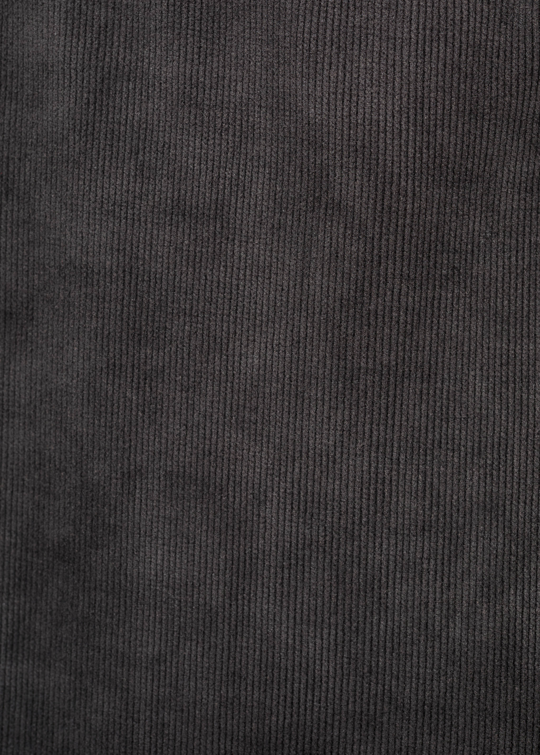 Corduroy straight trousers - Details of the article 8