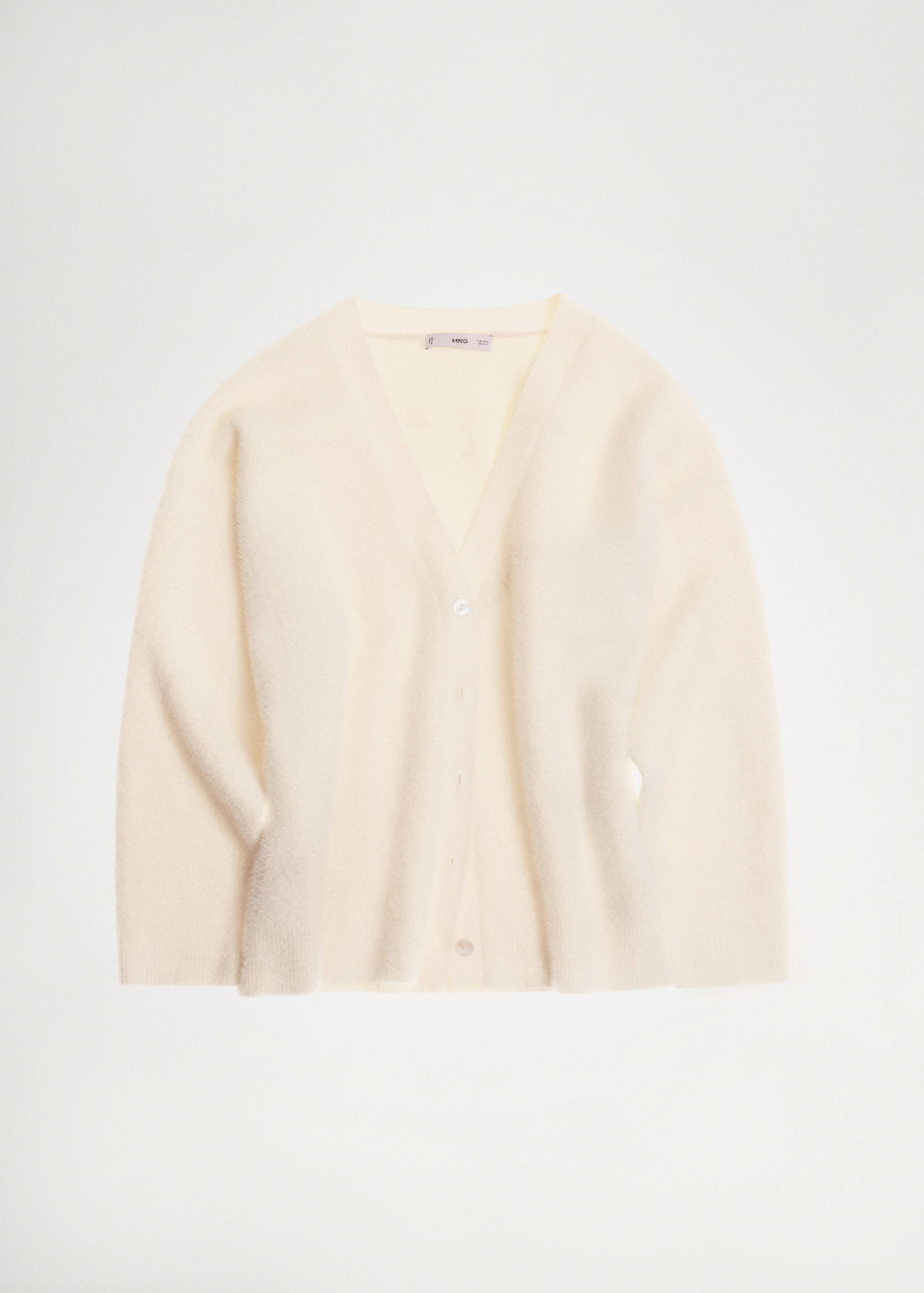 Faux-fur knitted cardigan - Details of the article 7