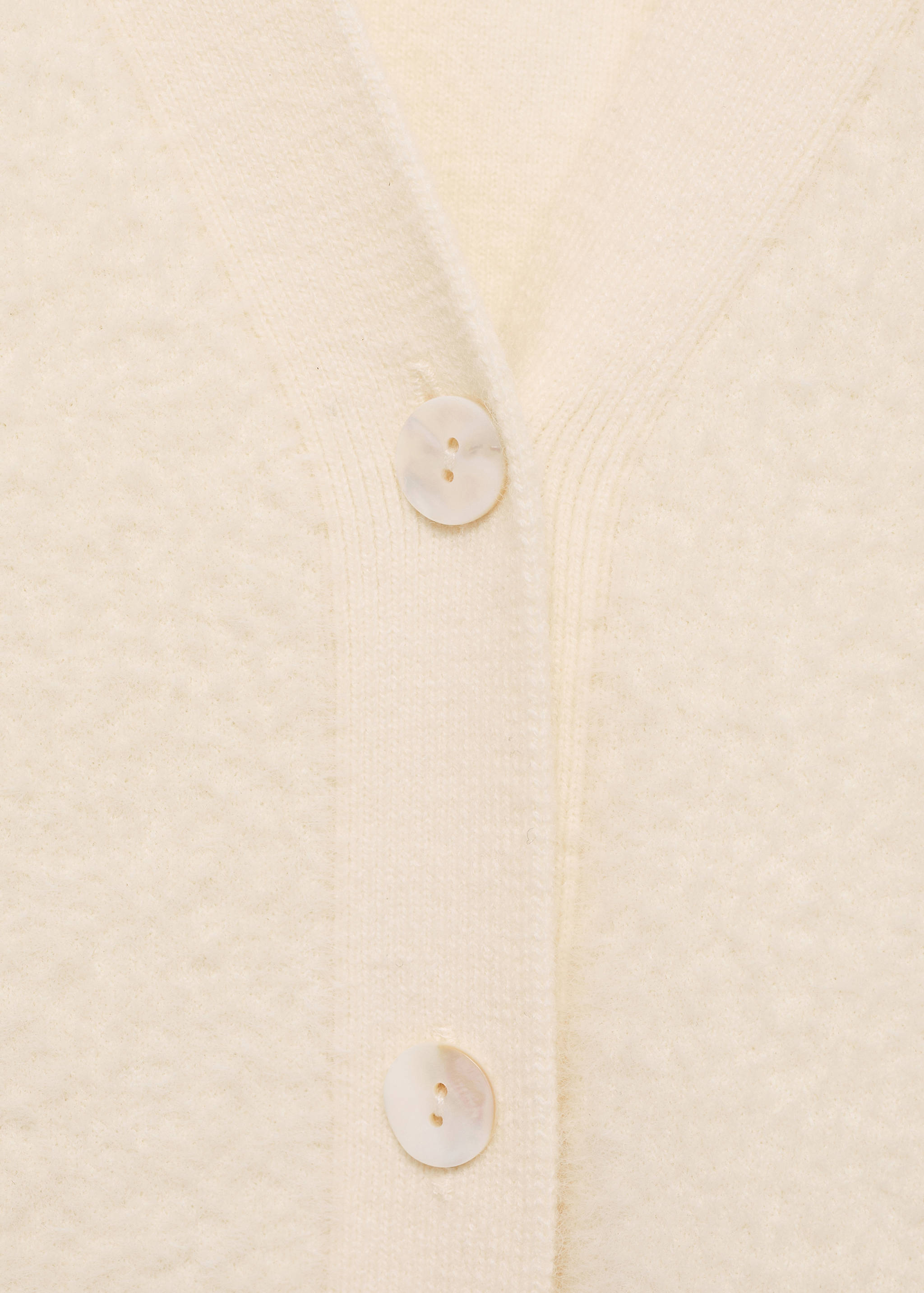 Faux-fur knitted cardigan - Details of the article 8