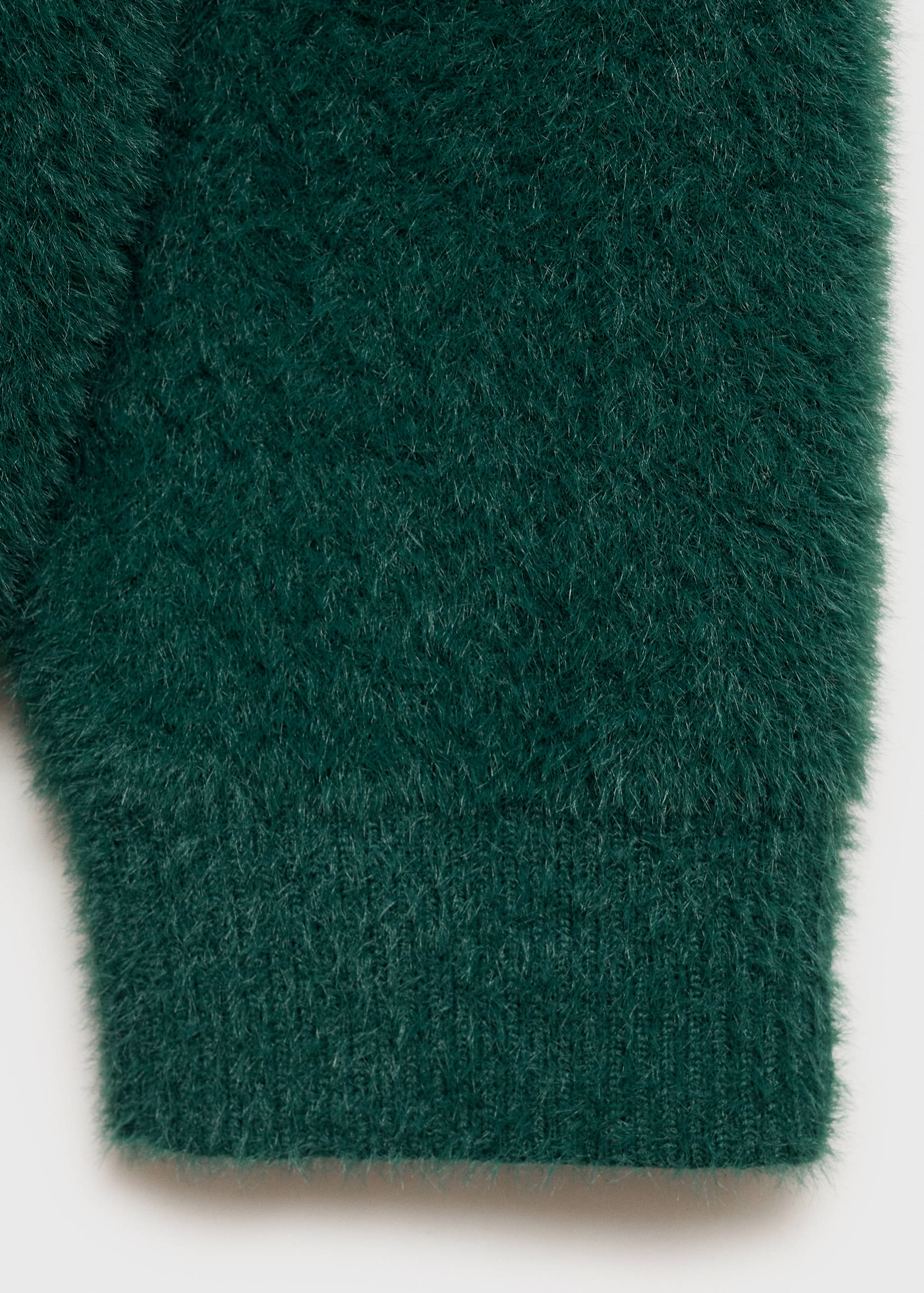 Faux-fur knitted cardigan - Details of the article 8