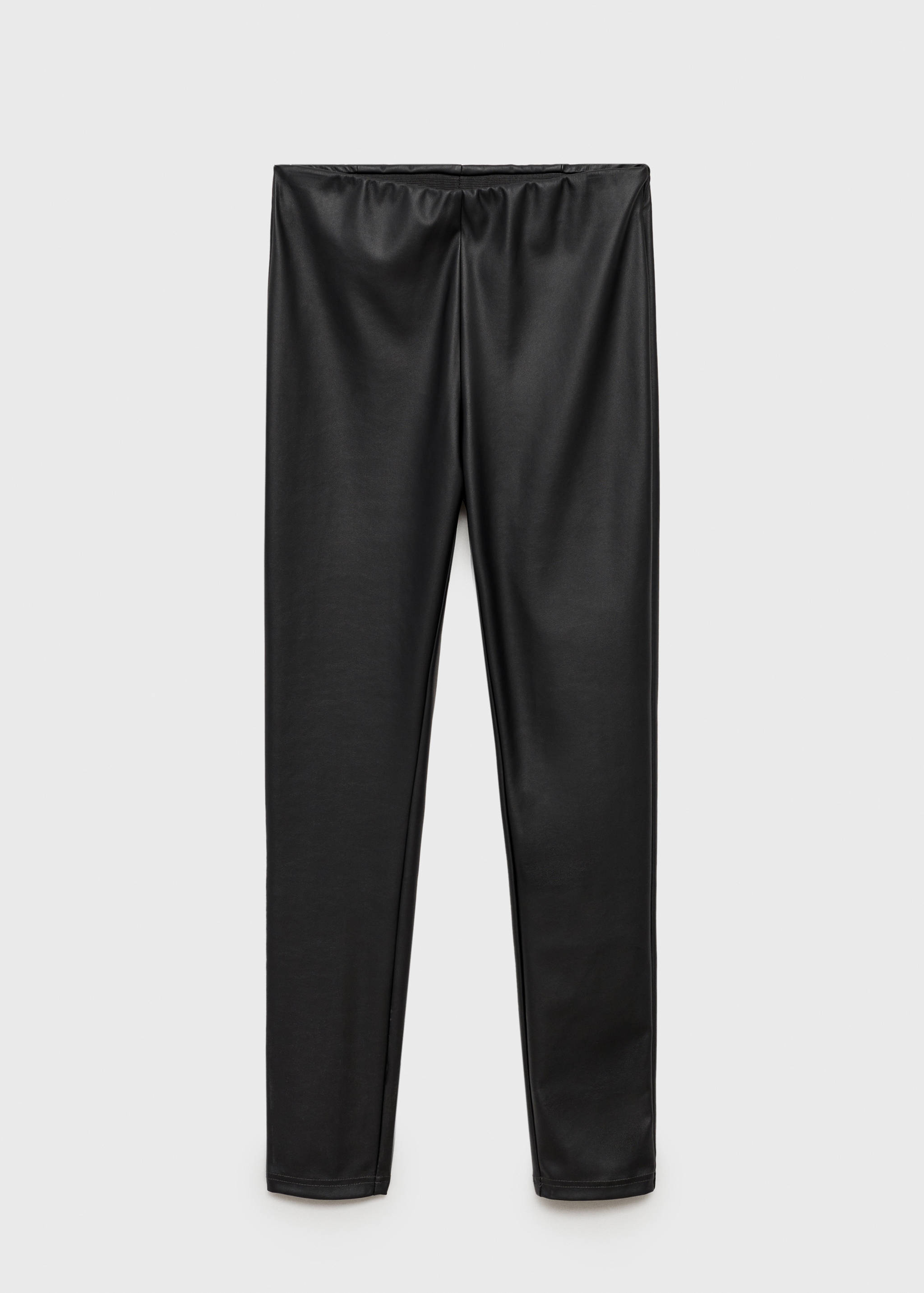 Faux-leather leggings - Article without model