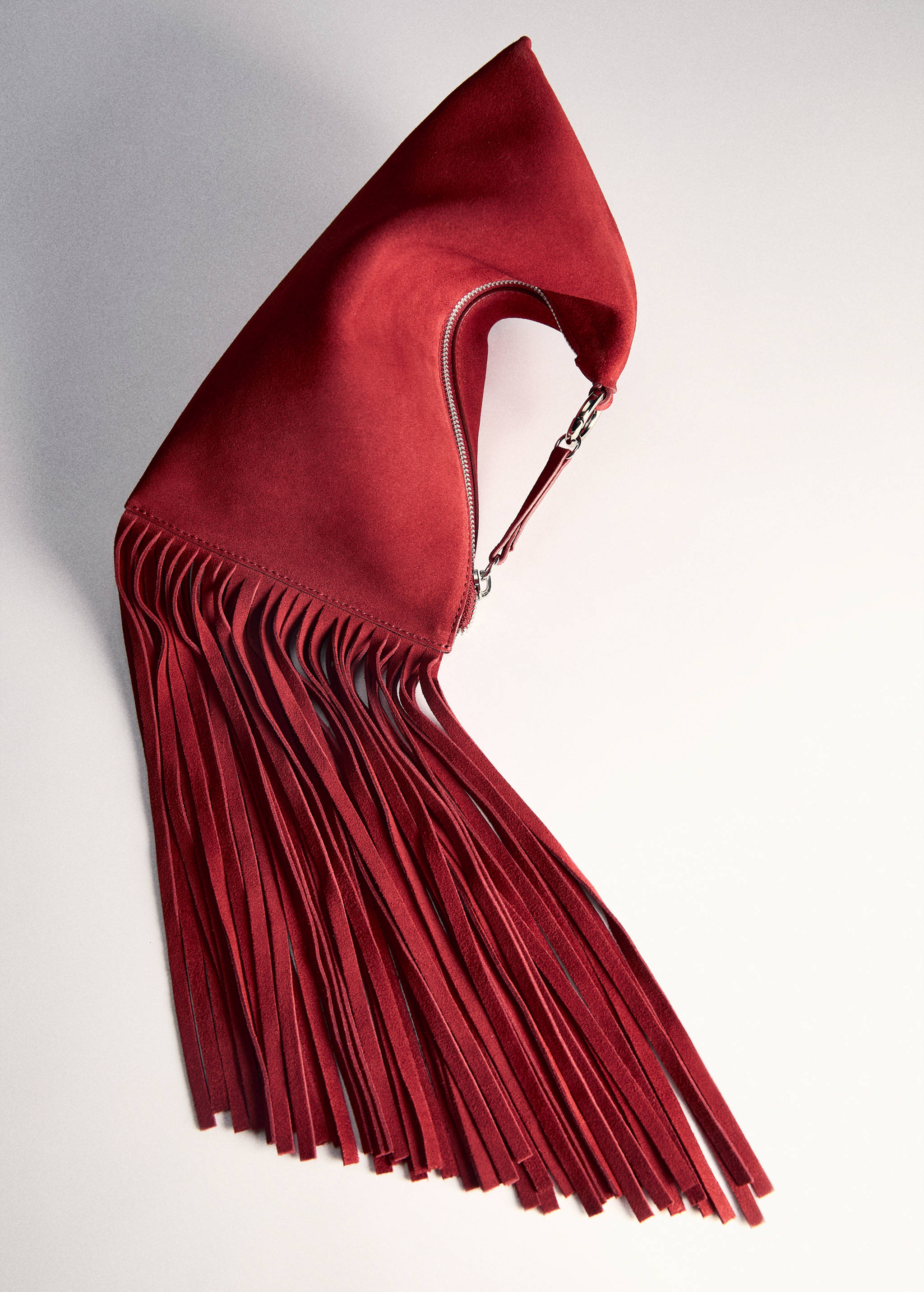 Leather handbag with fringes - Details of the article 5