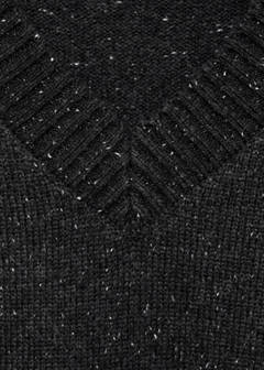 V-neck knitted gilet — Medium Heather Grey 6