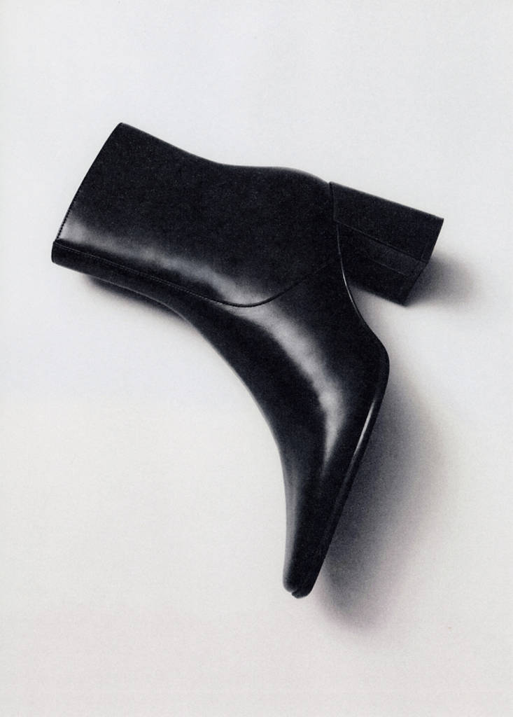 MANGO - Bottines pointues talon bloc noir - 39
