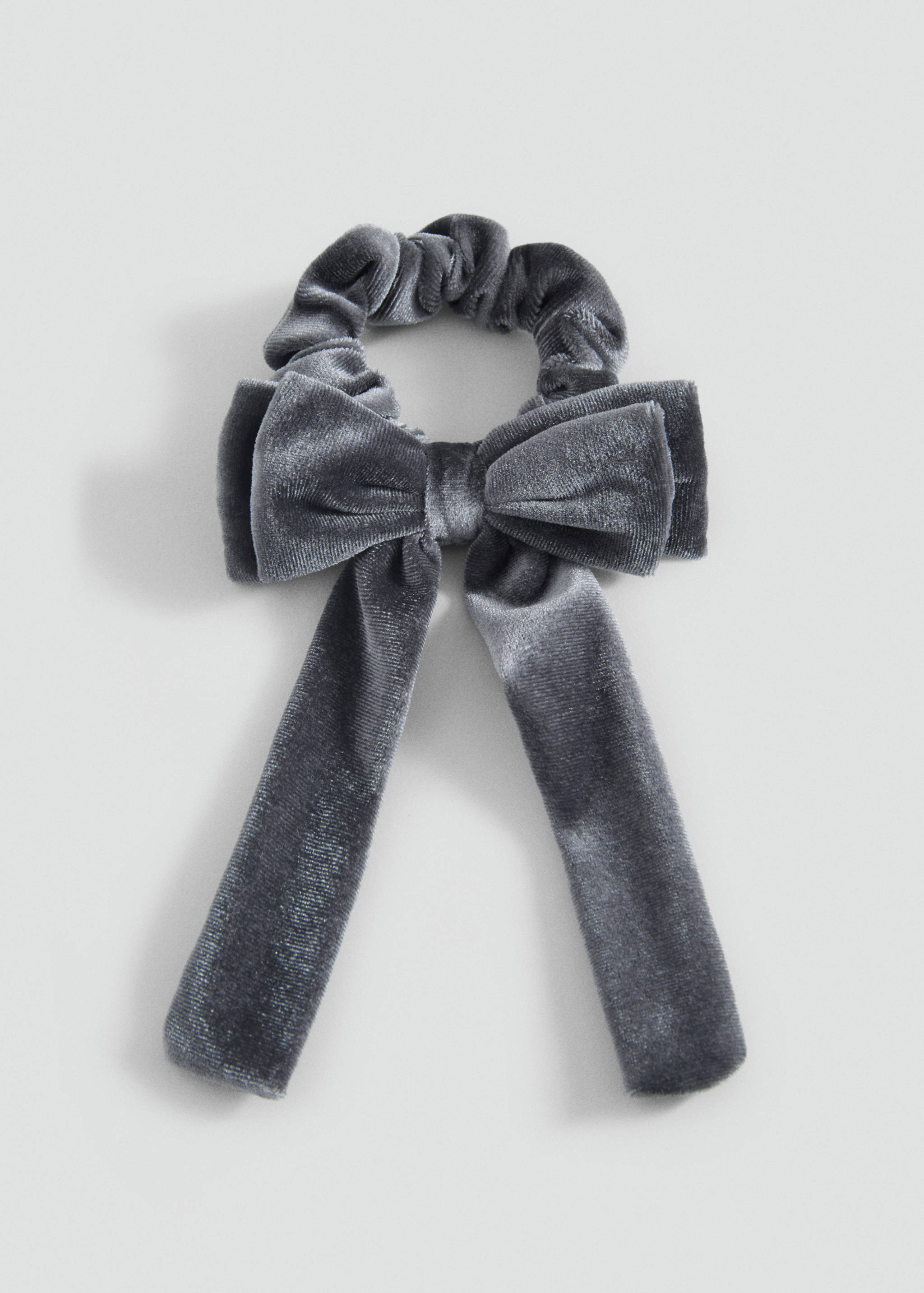 Velvet bow hair tie - Article without model