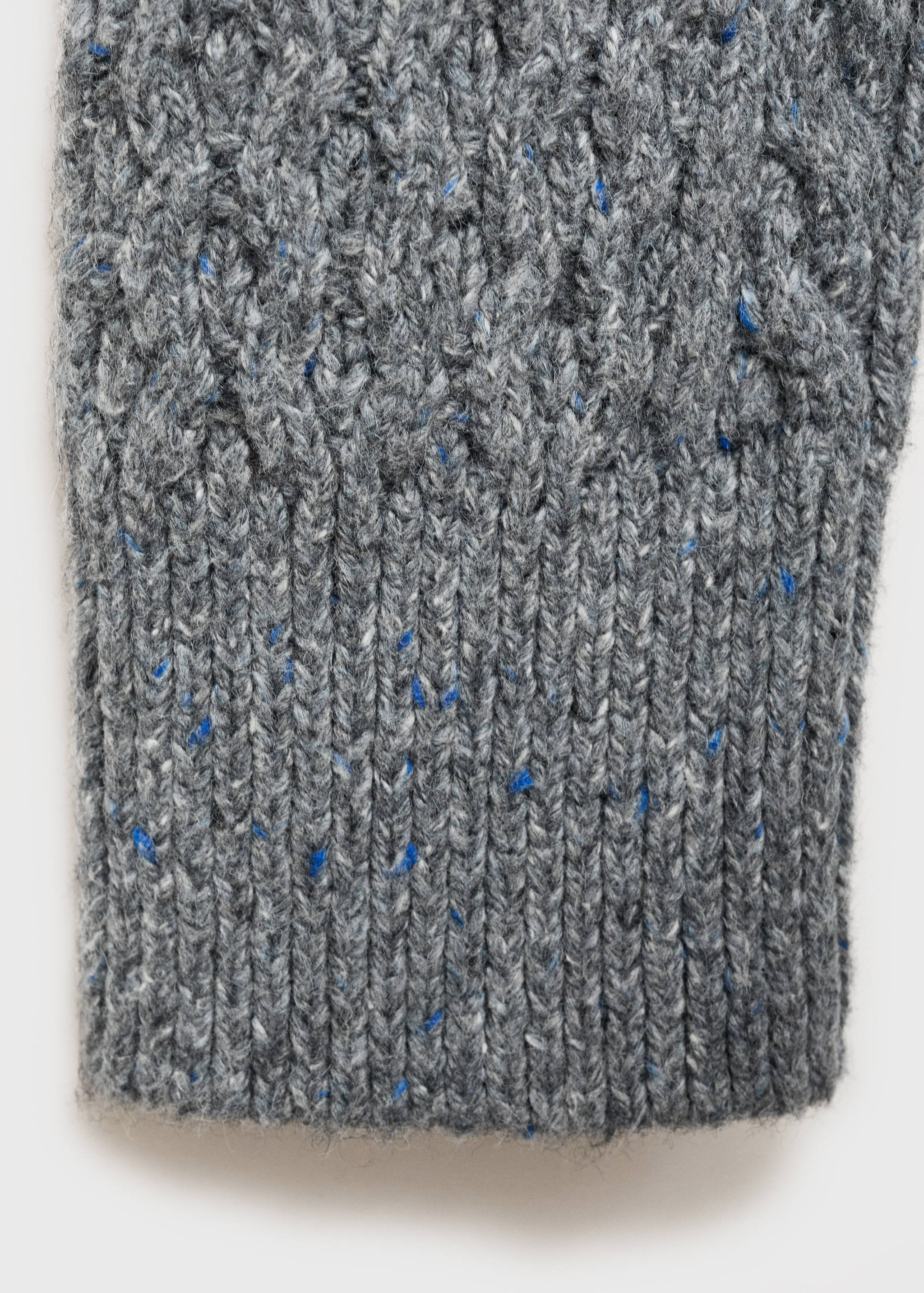 Cabled heather cardigan - Details of the article 0